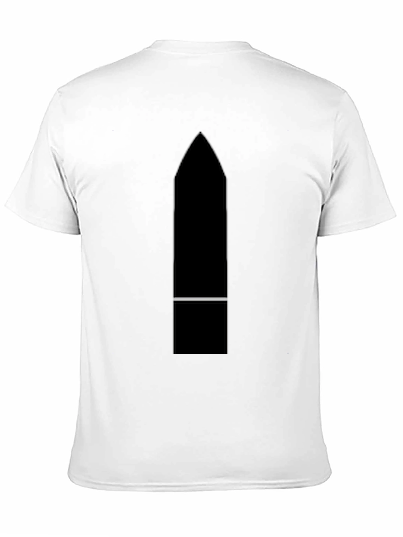 Modern Black Graphic Tee - Abstract Design