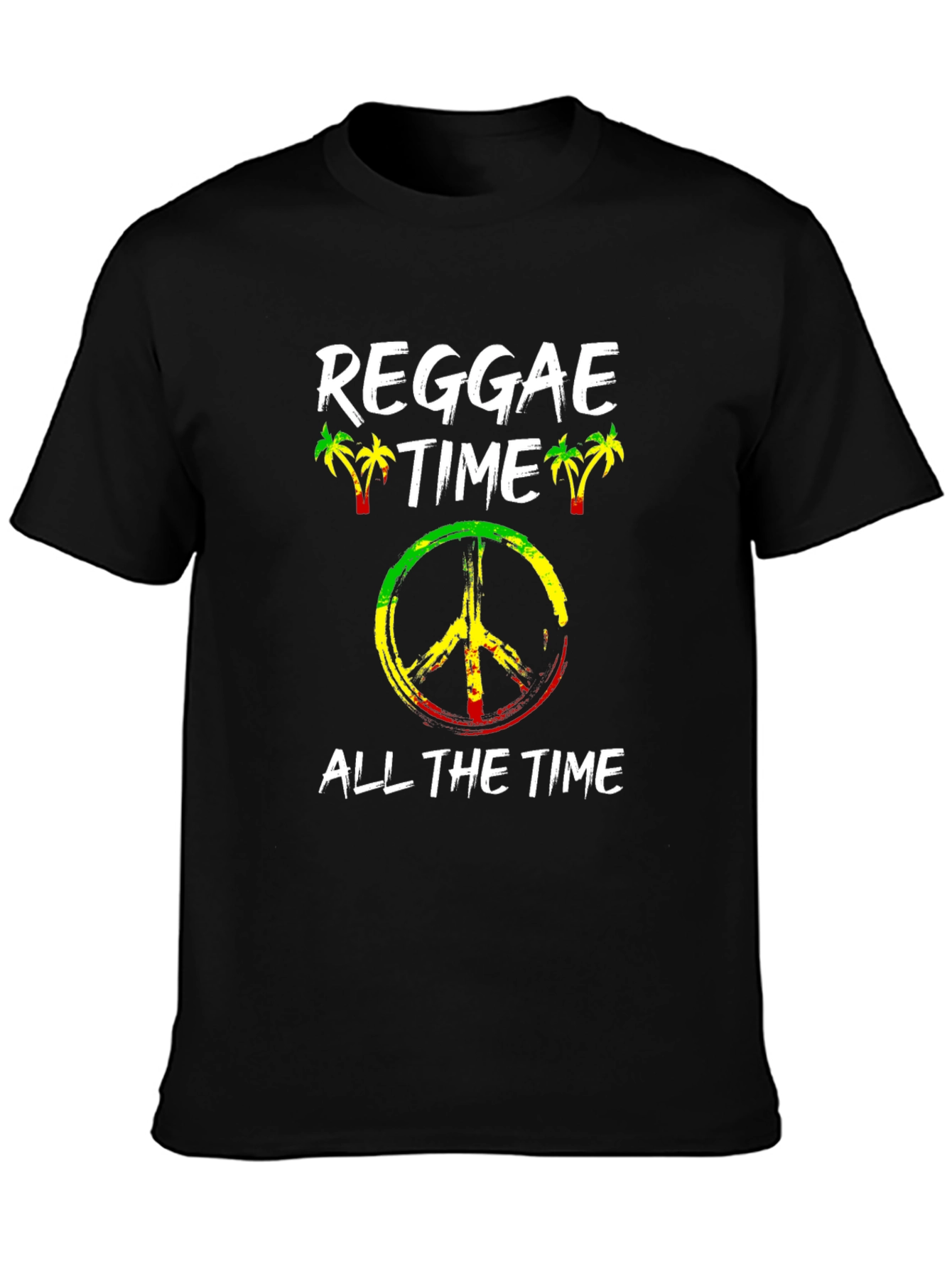 Reggae Time All The Time Graphic T-Shirt
