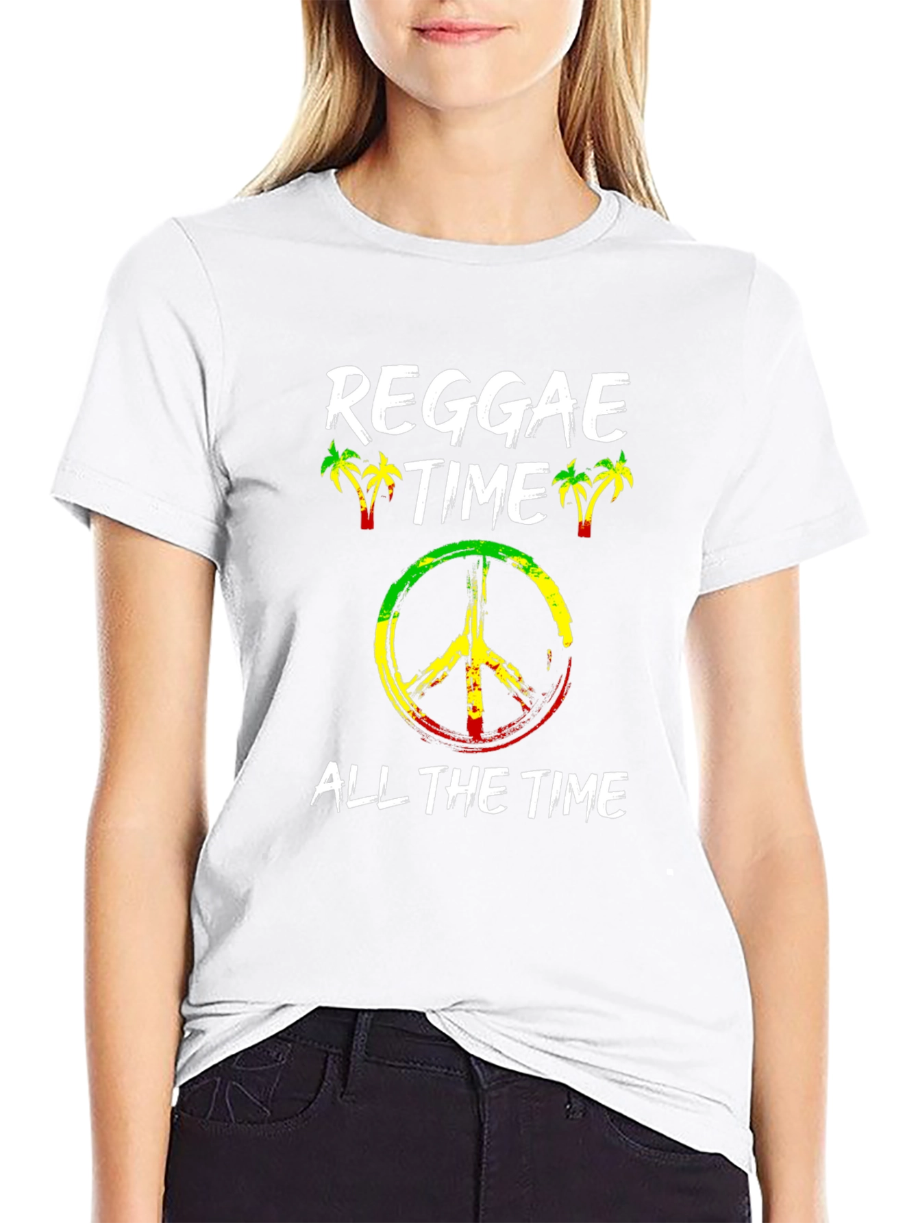 Reggae Time All The Time Graphic T-Shirt