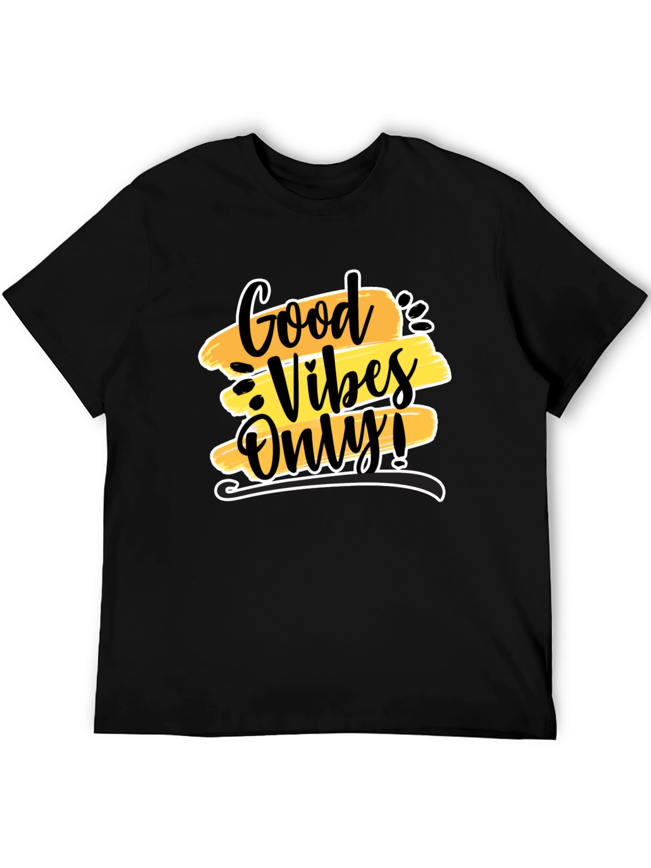 Good Vibes Only Black Graphic Tee