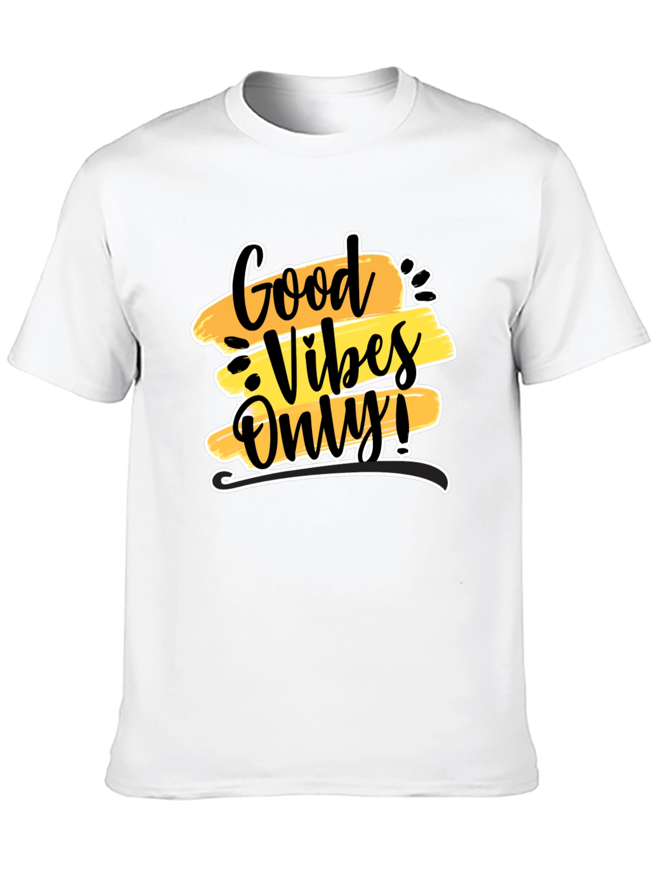 Good Vibes Only Black Graphic Tee