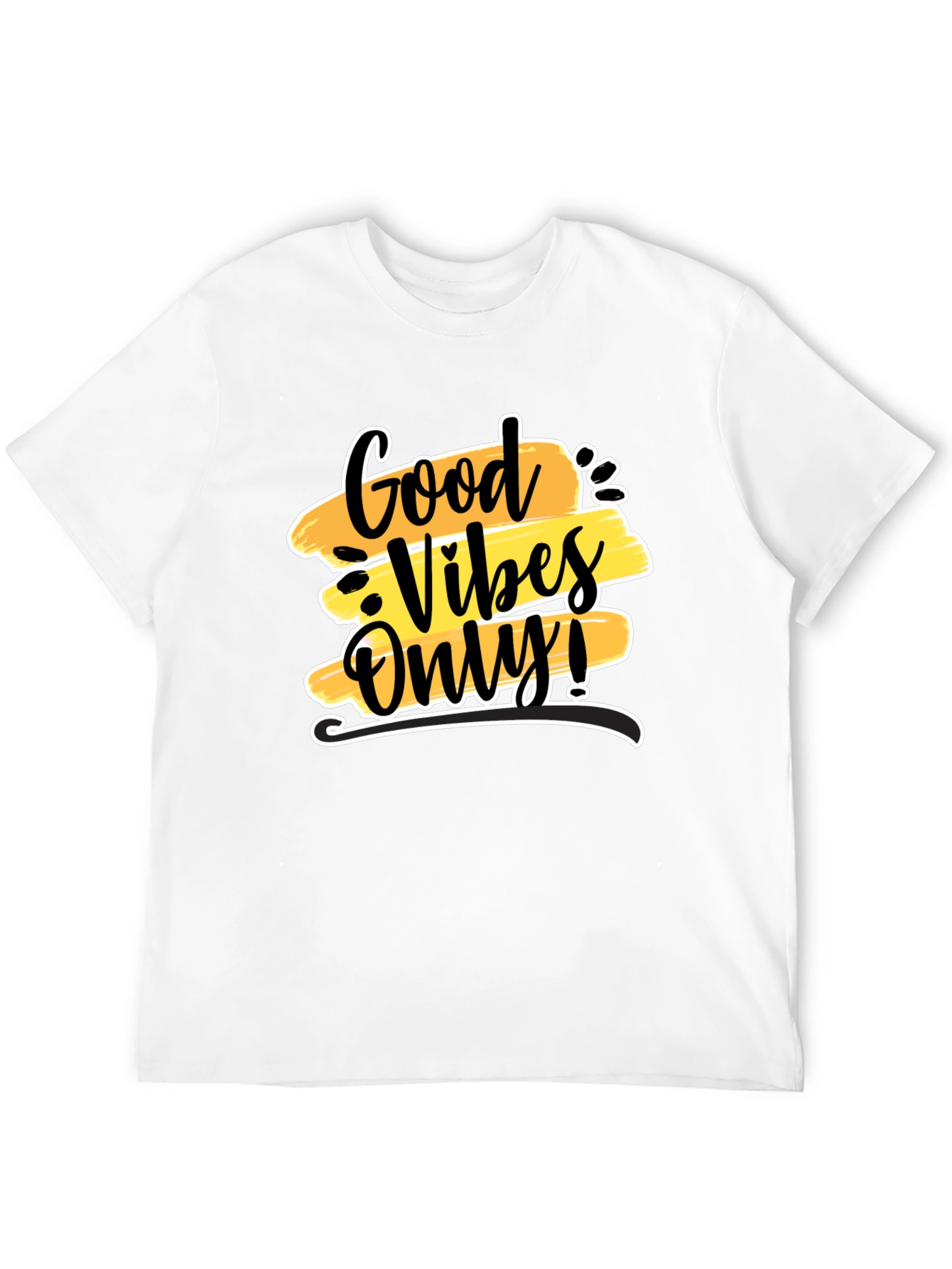 Good Vibes Only Black Graphic Tee