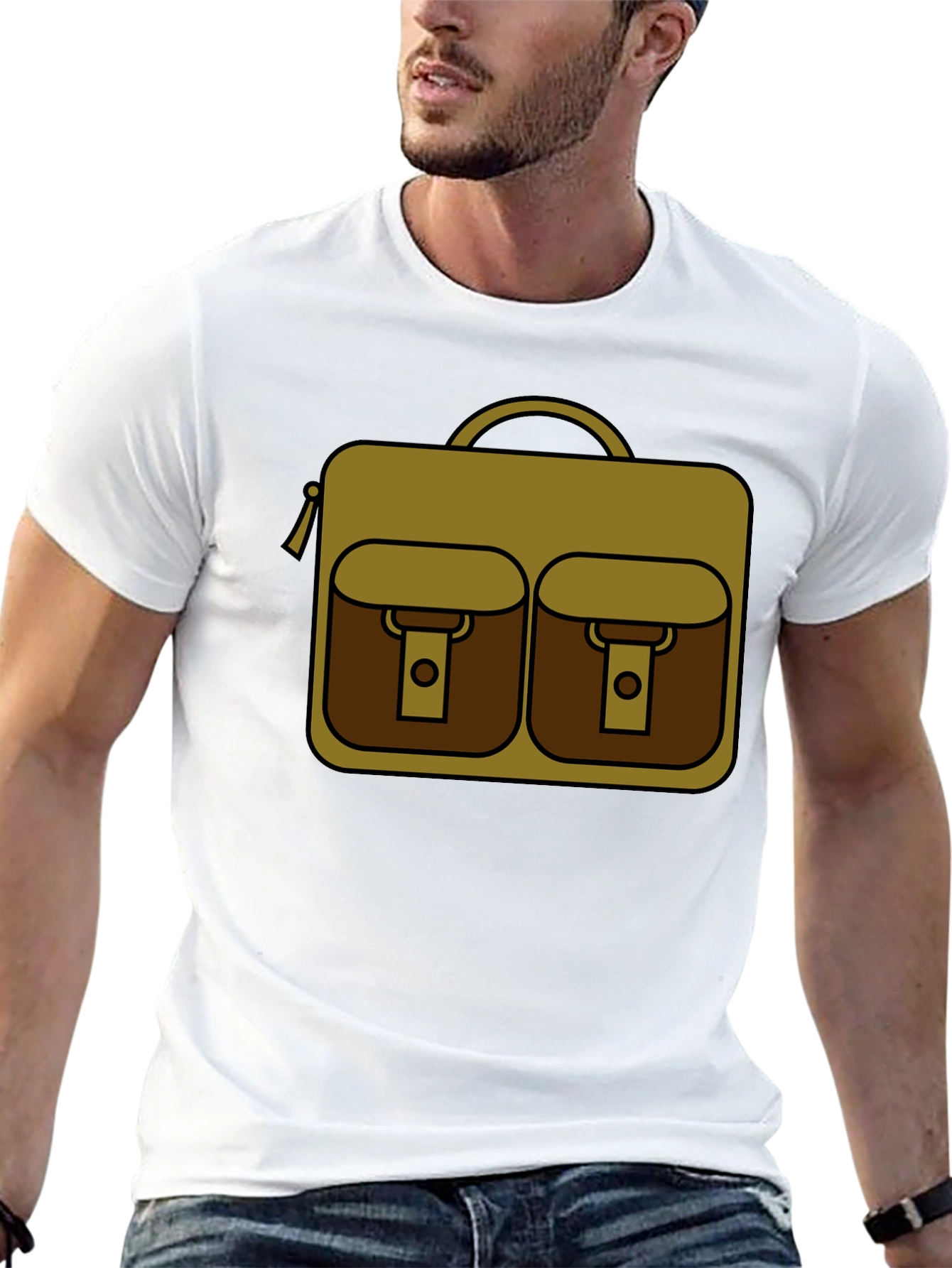 Briefcase Graphic Tee - Stylish & Comfortable