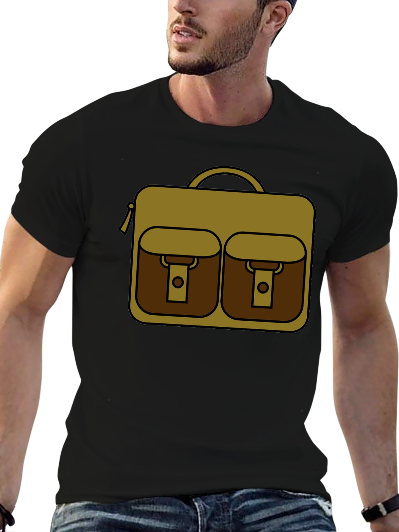 Briefcase Graphic Tee - Stylish & Comfortable