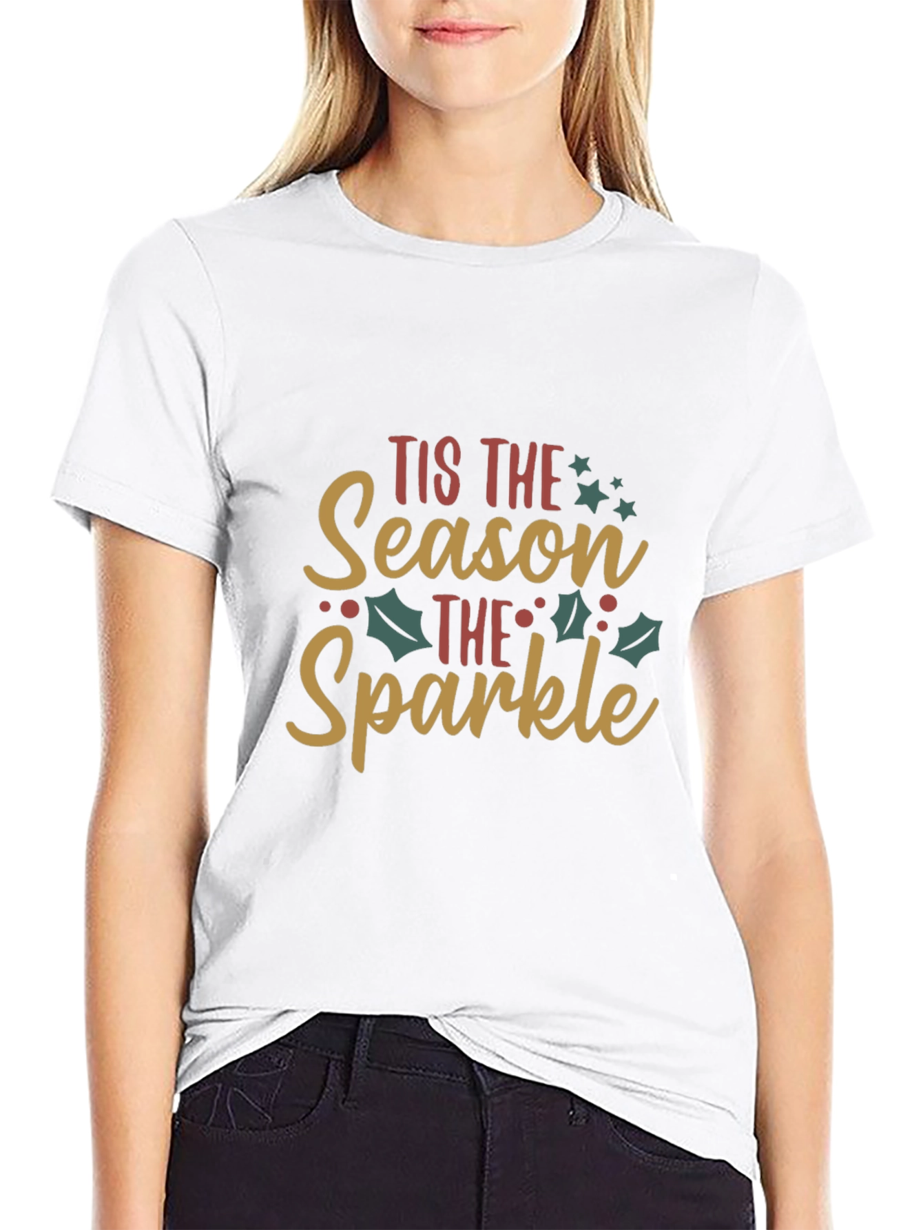 Tis The Season To Sparkle Christmas Graphic T-Shirt