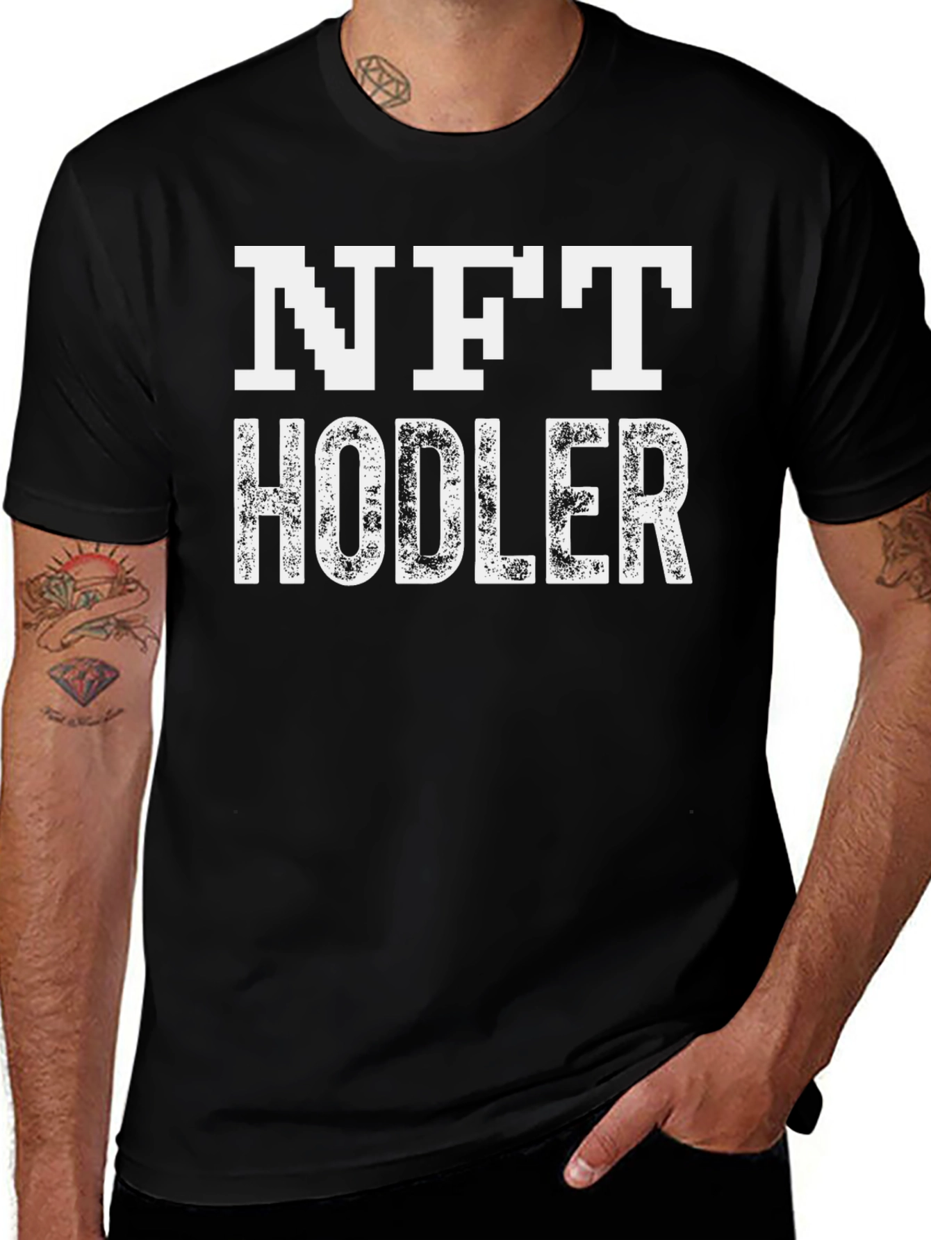 NFT HODLER Graphic Tee - Crypto Investor T-Shirt