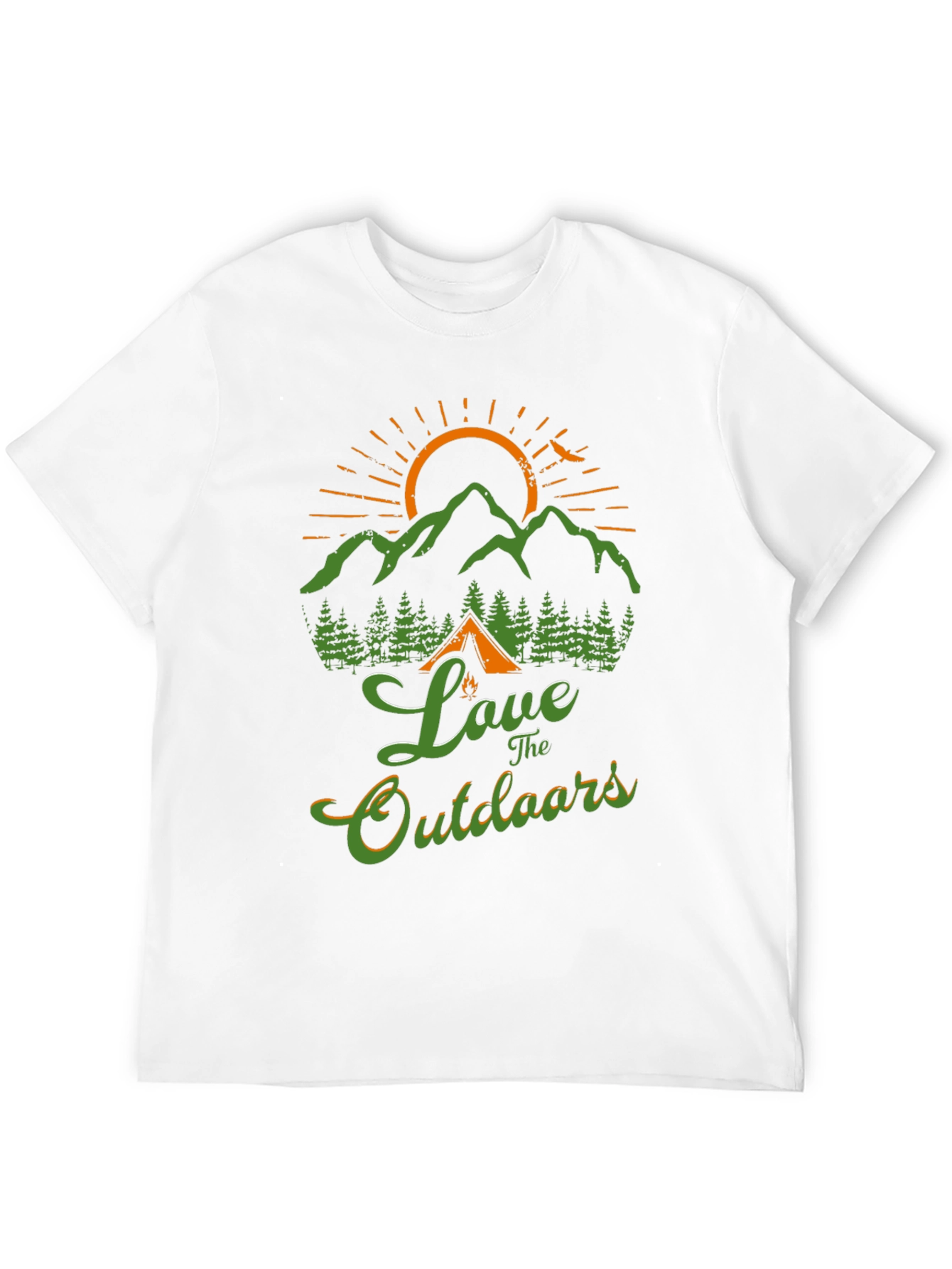 Love the Outdoors Camping Graphic Tee