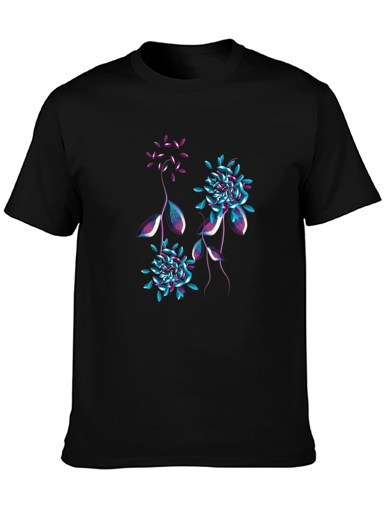 Floral Graphic T-Shirt - Stylish Mens Tee
