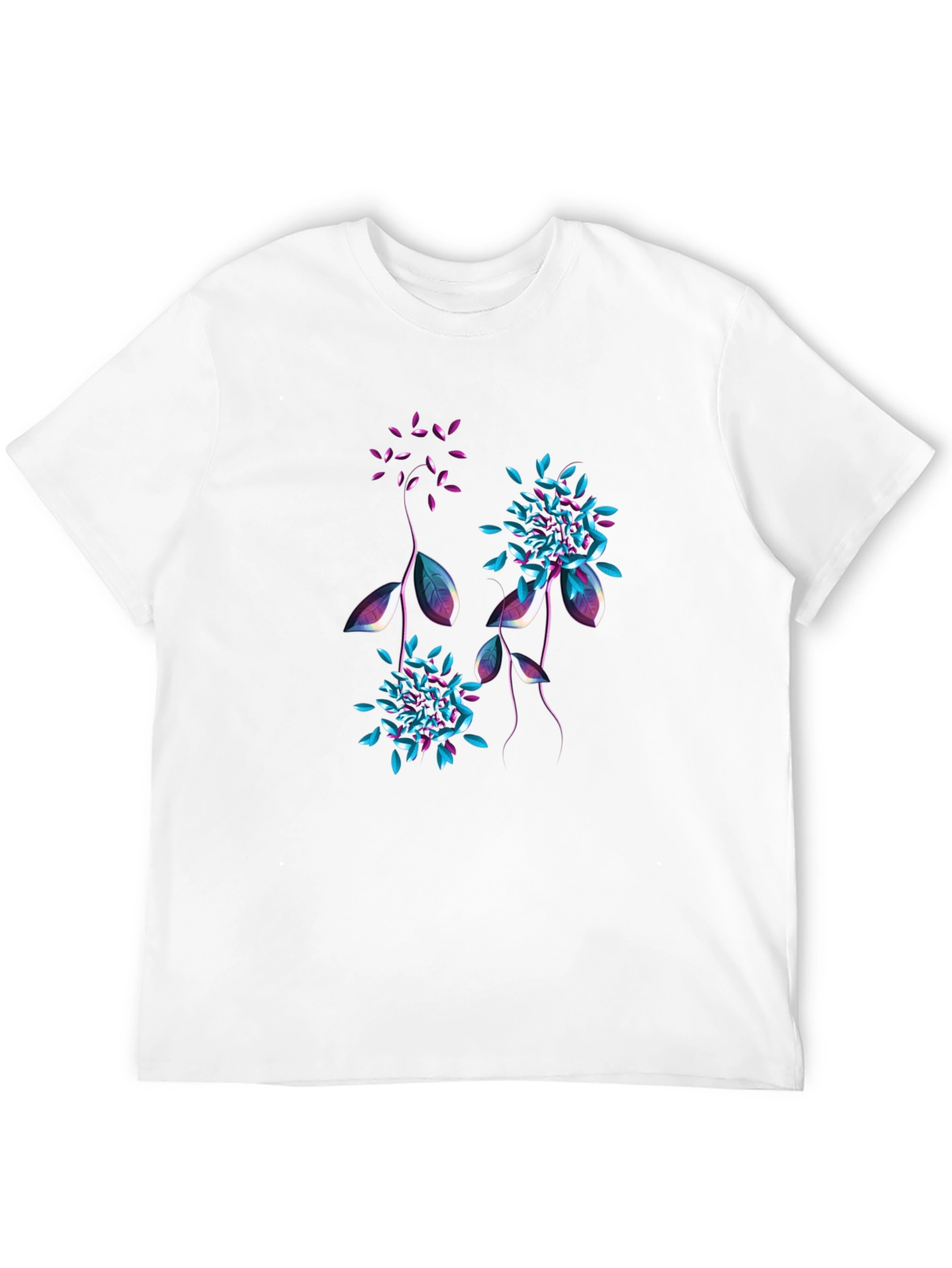 Floral Graphic T-Shirt - Stylish Mens Tee