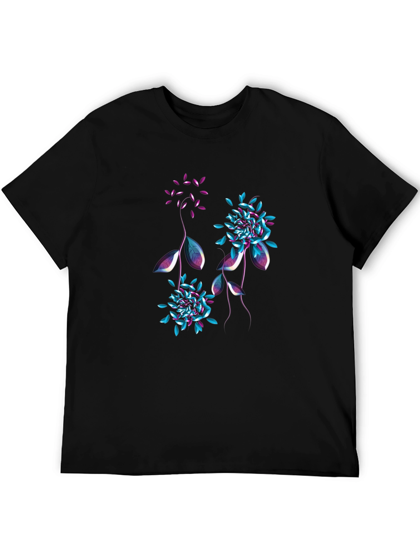 Floral Graphic T-Shirt - Stylish Mens Tee