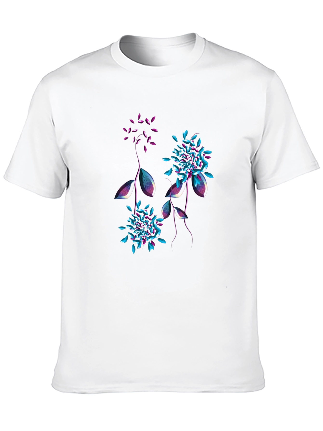 Floral Graphic T-Shirt - Stylish Mens Tee