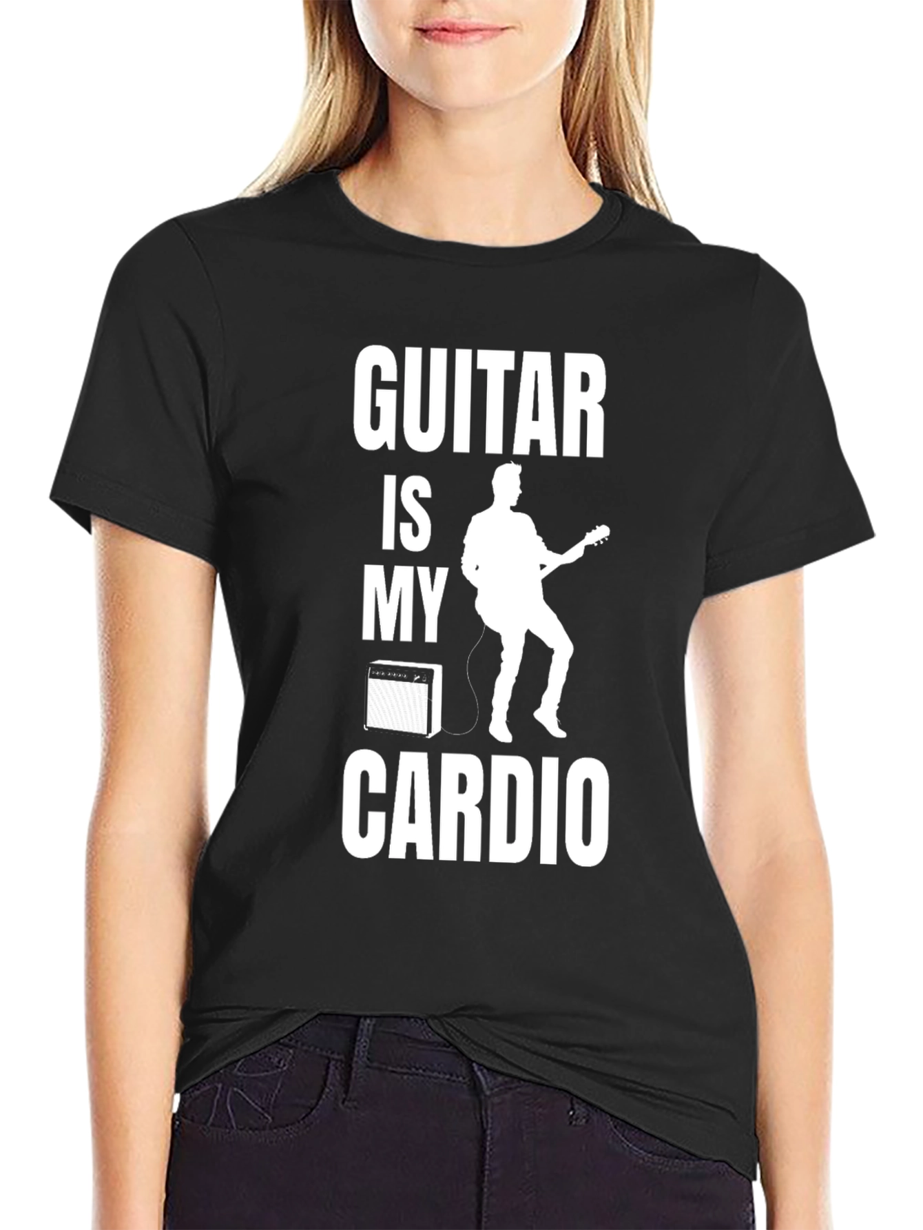 Guitar is My Cardio Graphic T-Shirt