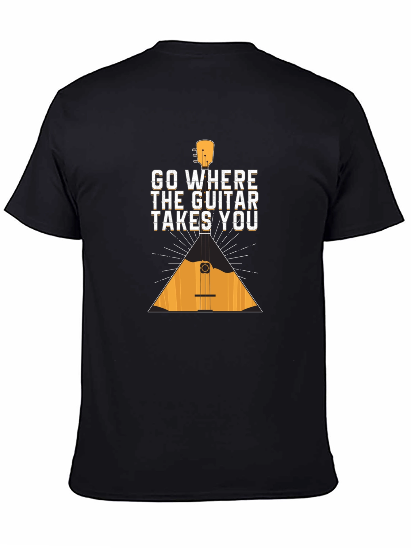 Guitar Lover Tee: Go Where the Guitar Takes You