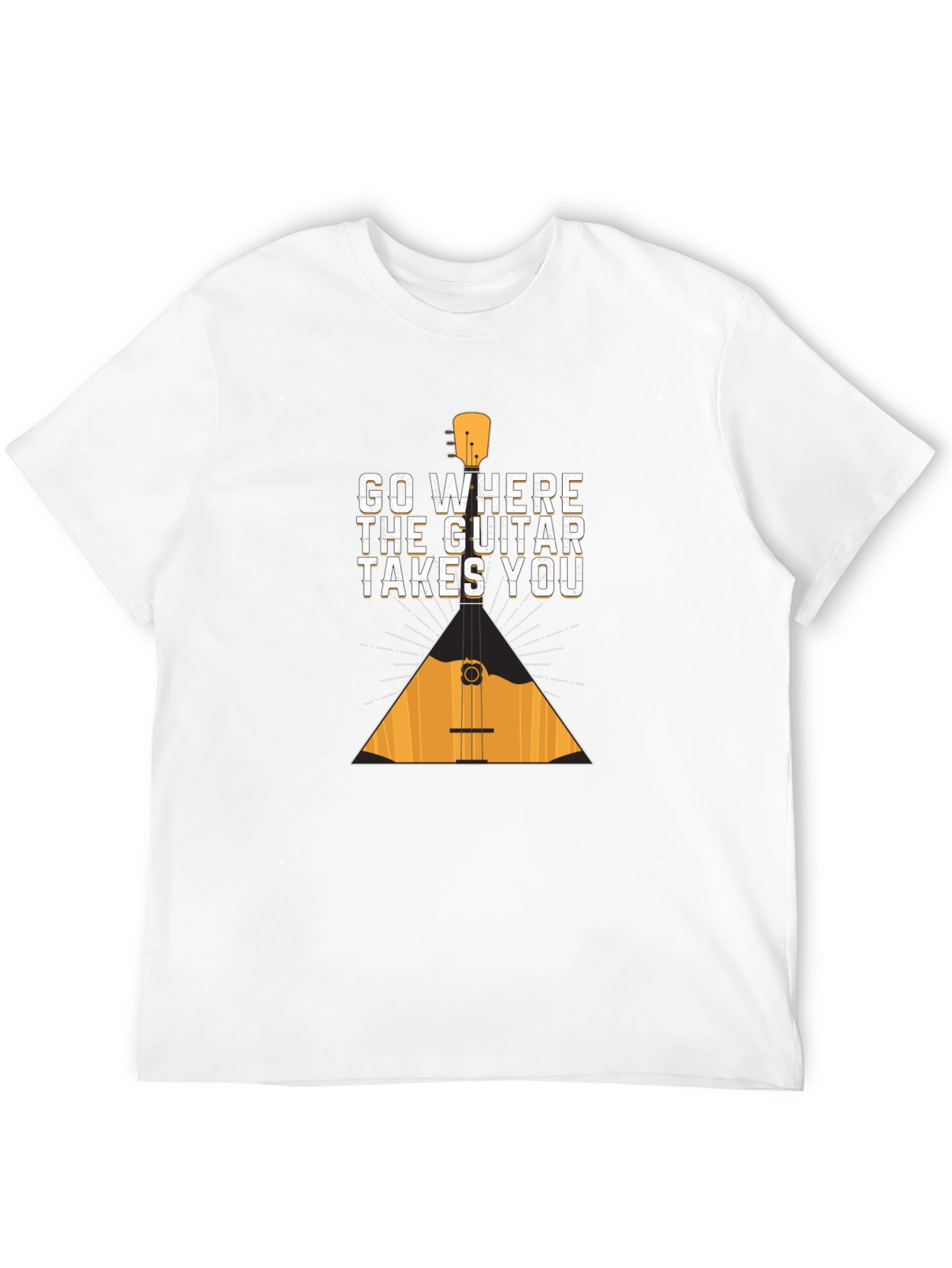 Guitar Lover Tee: Go Where the Guitar Takes You
