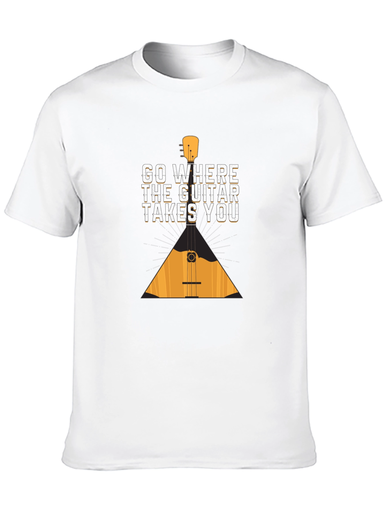 Guitar Lover Tee: Go Where the Guitar Takes You