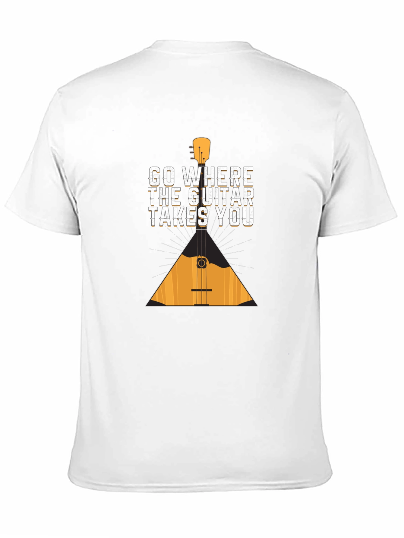 Guitar Lover Tee: Go Where the Guitar Takes You