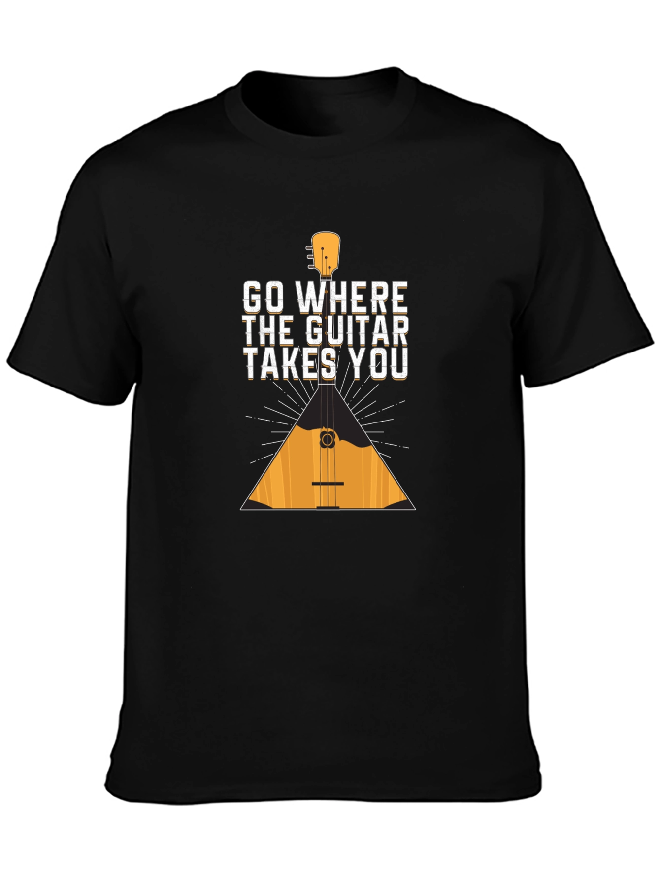 Guitar Lover Tee: Go Where the Guitar Takes You