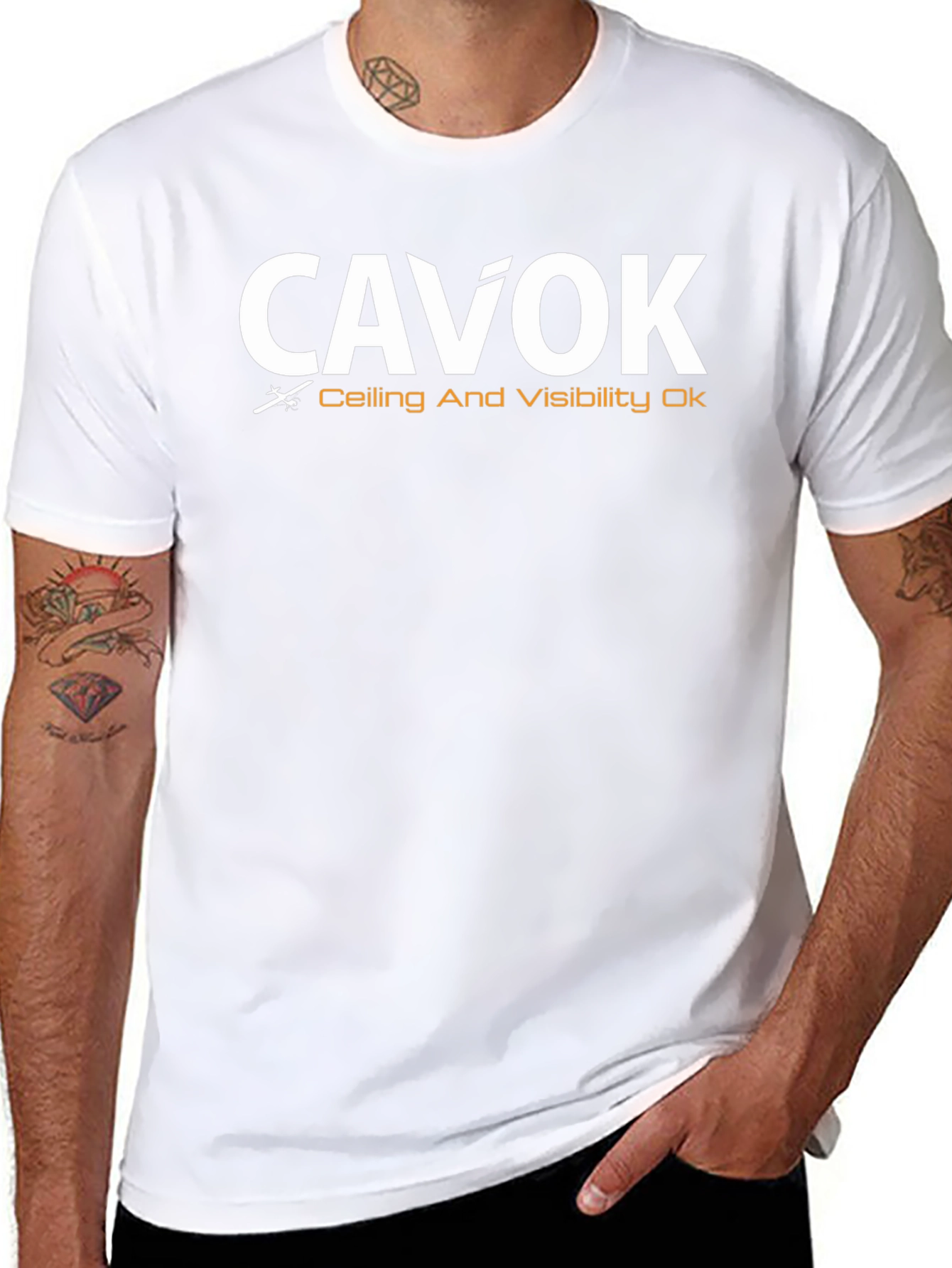 CAVOK T-Shirt - Ceiling And Visibility OK Aviation Tee