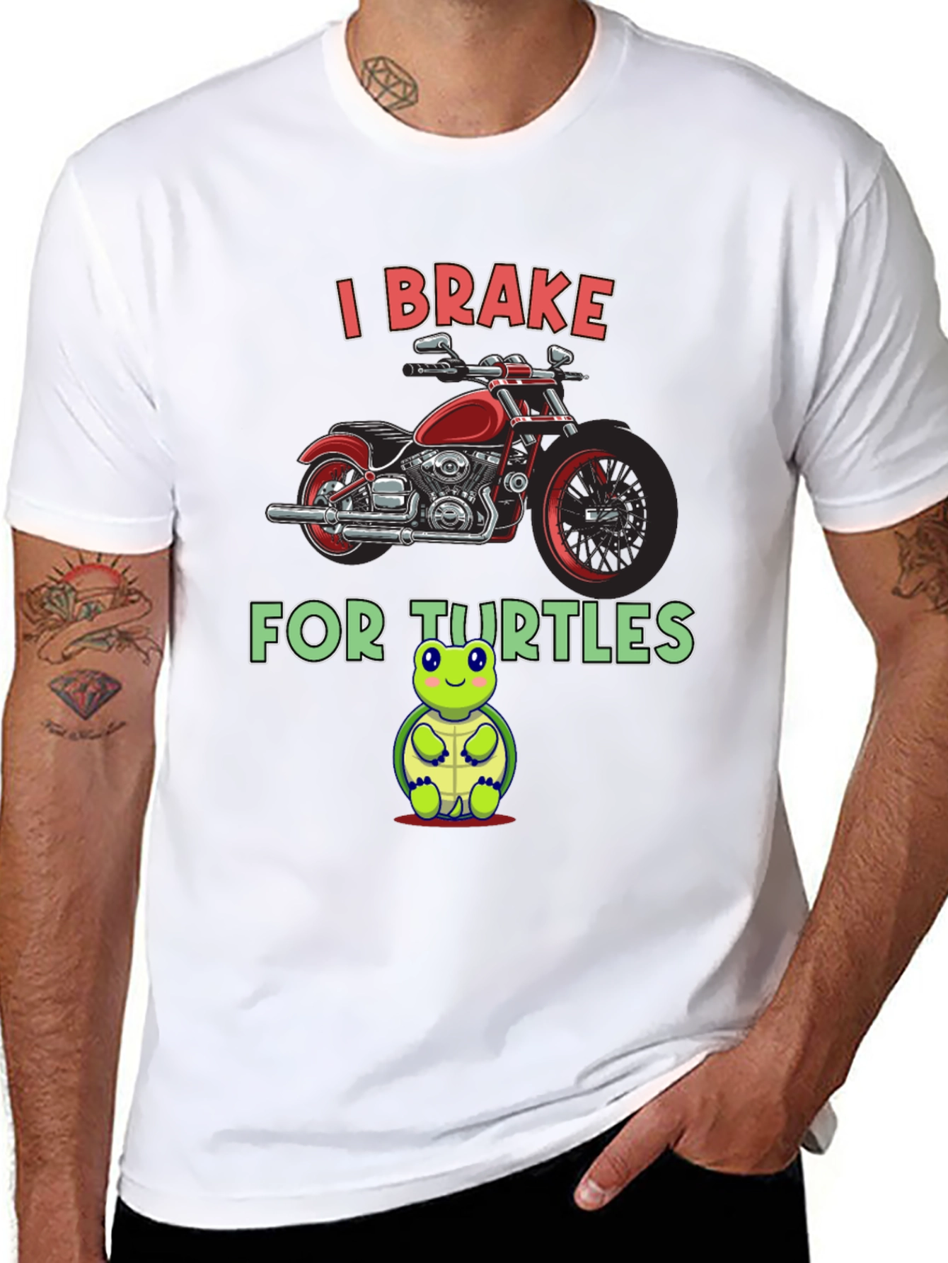I Brake for Turtles Graphic T-Shirt
