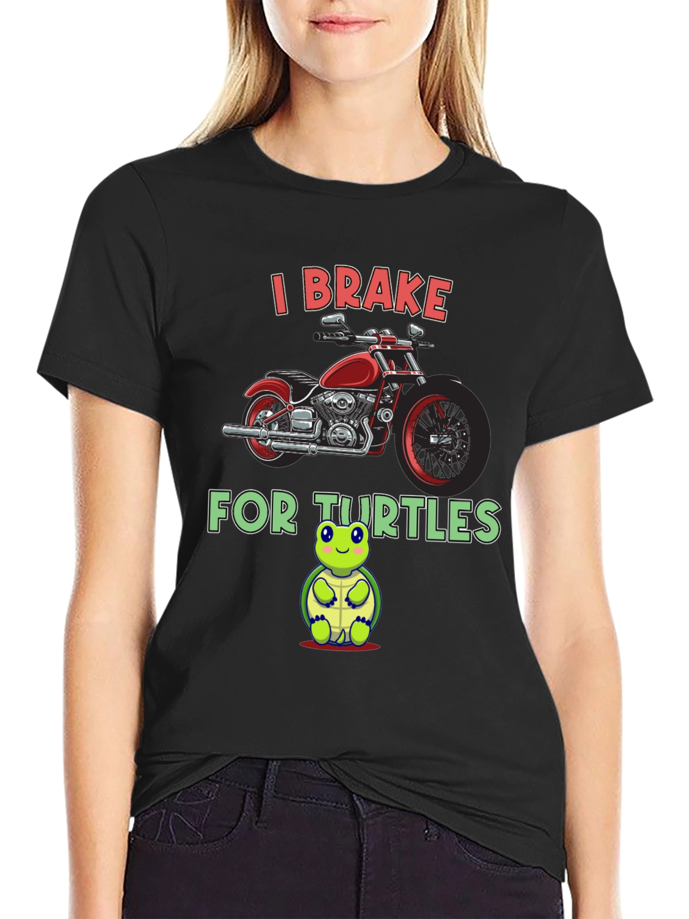 I Brake for Turtles Graphic T-Shirt