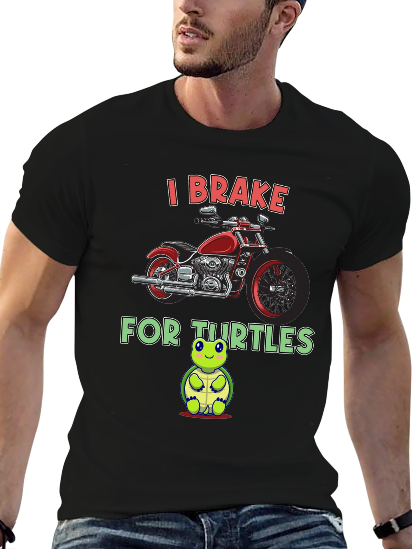 I Brake for Turtles Graphic T-Shirt