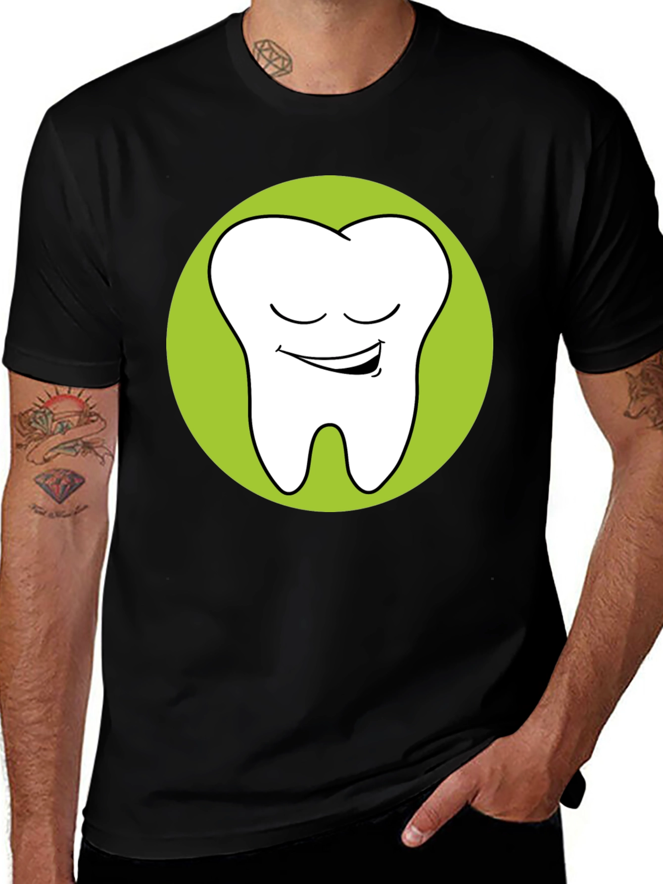 Funny Tooth Graphic Tee - Dental Humor T-Shirt