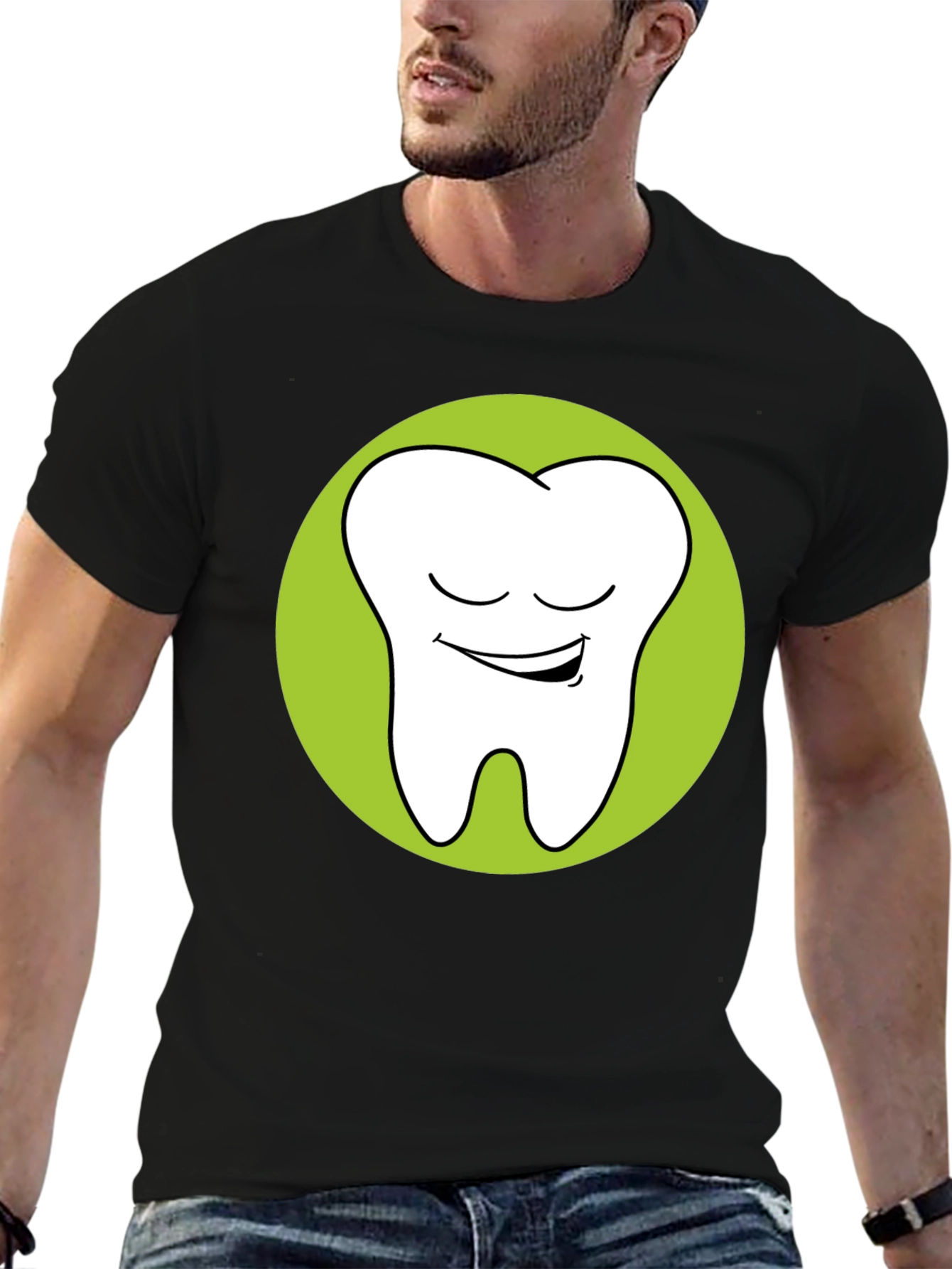 Funny Tooth Graphic Tee - Dental Humor T-Shirt
