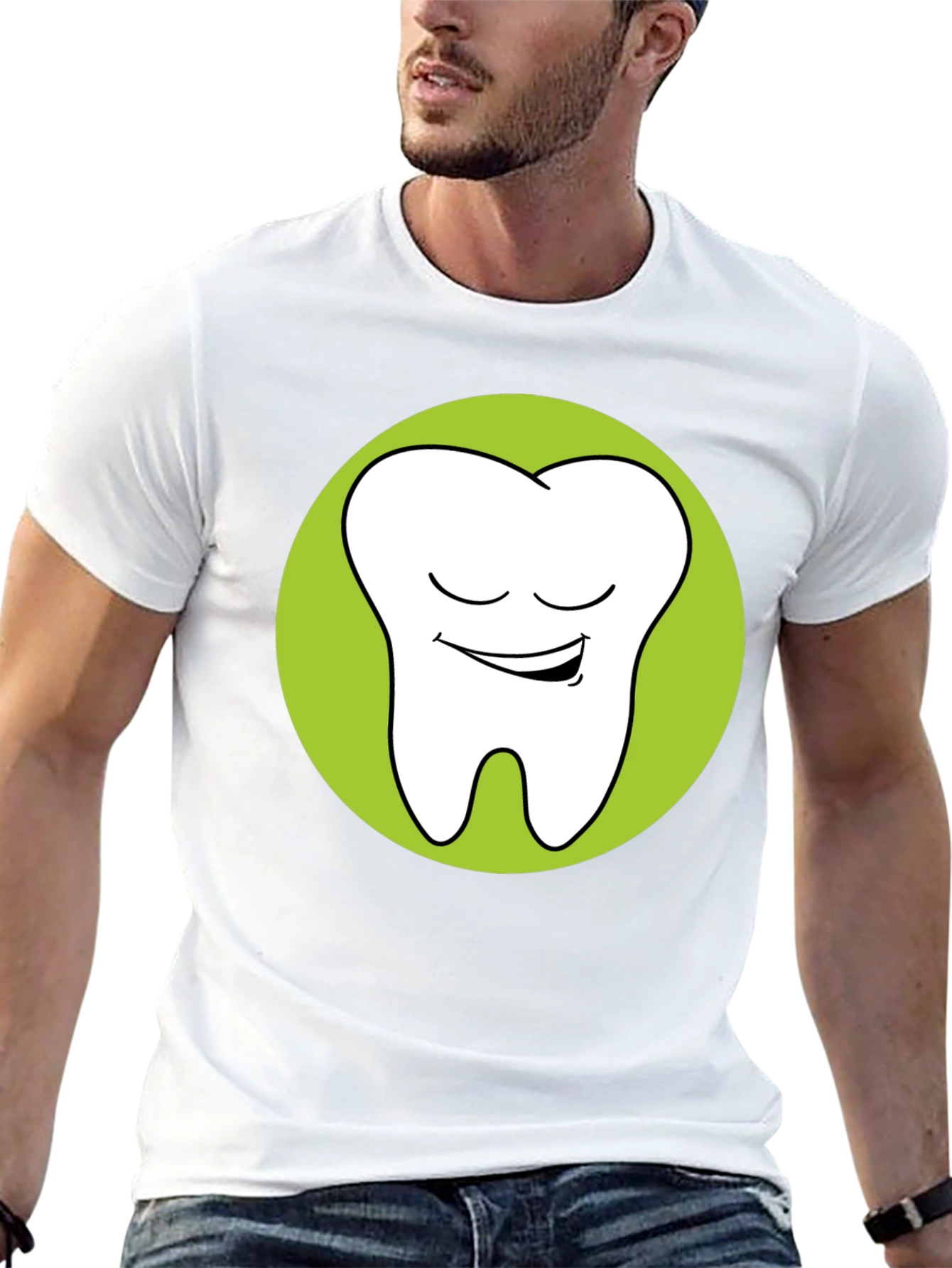 Funny Tooth Graphic Tee - Dental Humor T-Shirt