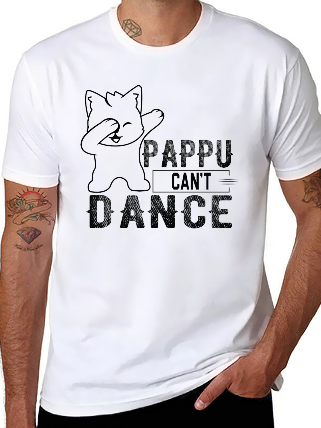 Pappu Cant Dance Funny Graphic Tee