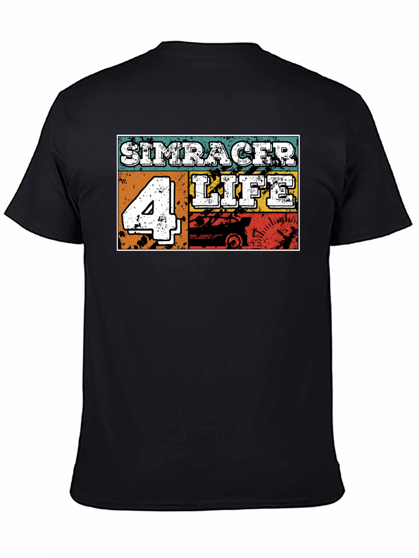 Simracer 4 Life Black T-Shirt