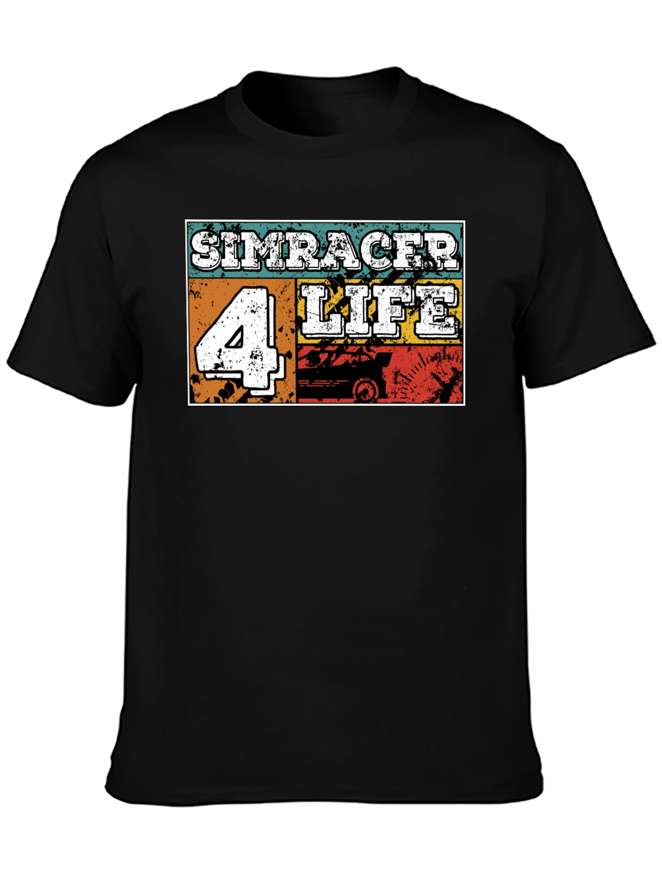 Simracer 4 Life Black T-Shirt