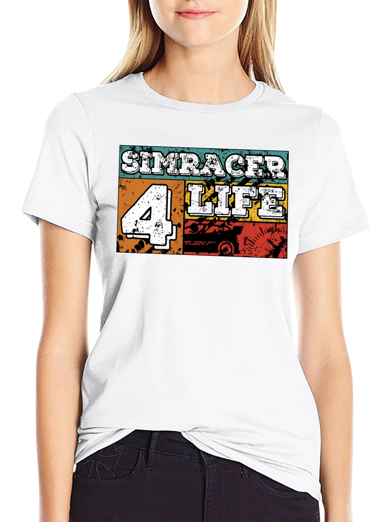 Simracer 4 Life Black T-Shirt