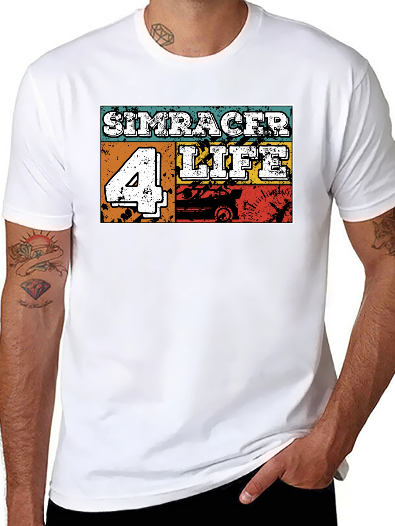 Simracer 4 Life Black T-Shirt