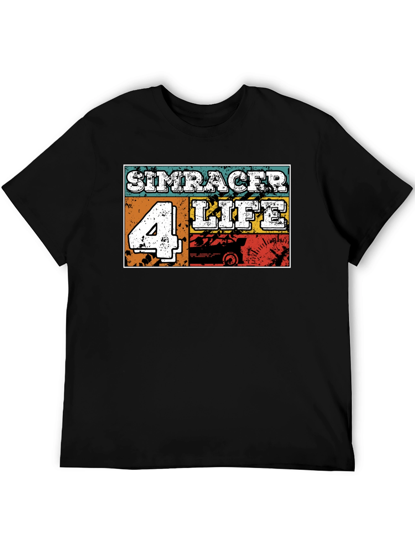 Simracer 4 Life Black T-Shirt