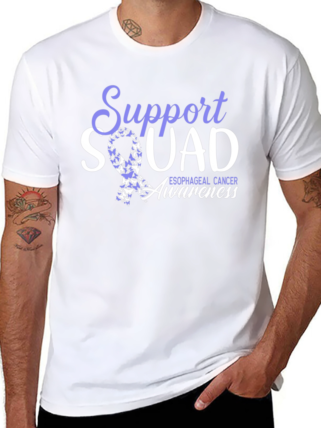 Esophageal Cancer Awareness Support Squad T-Shirt