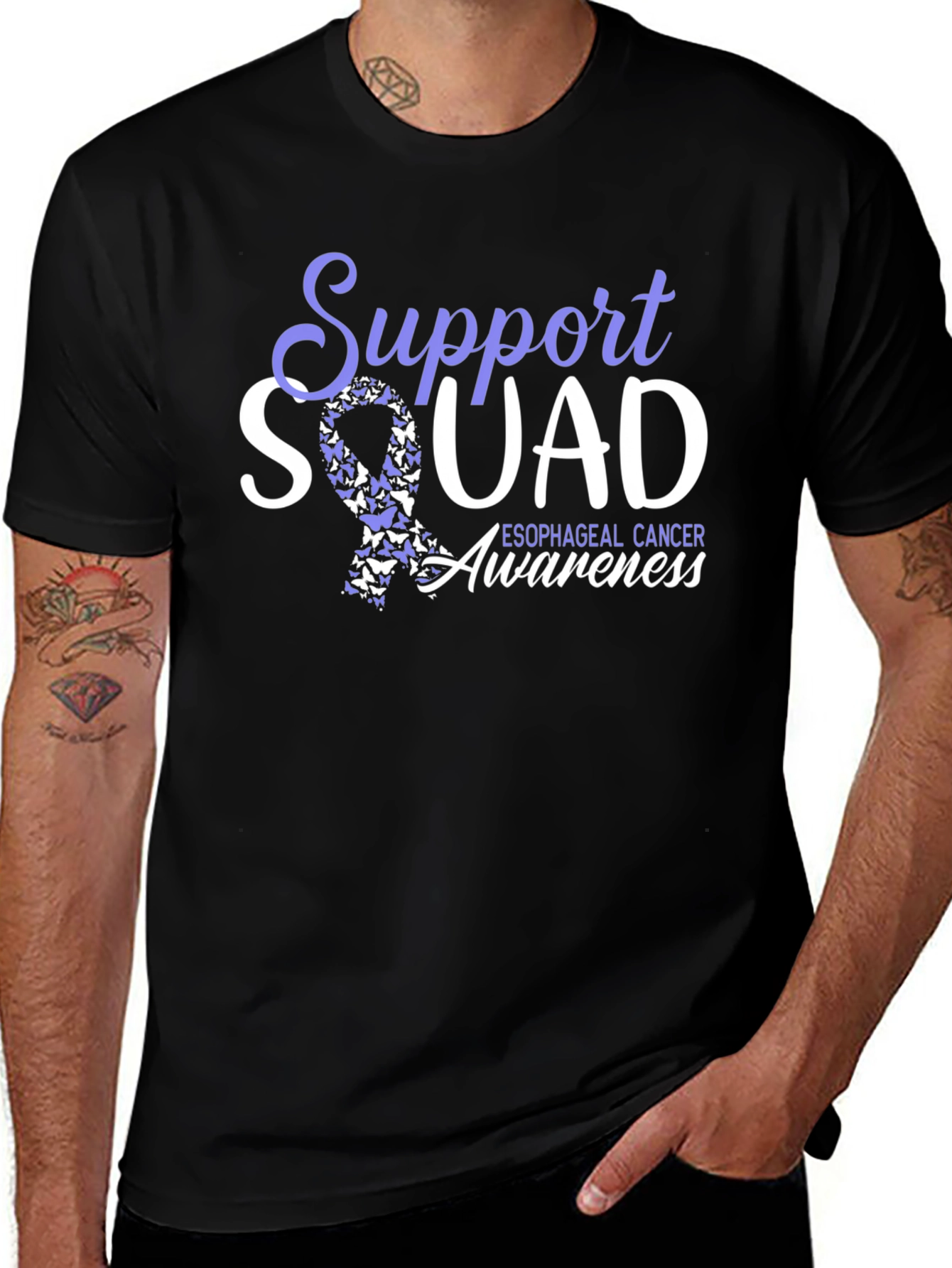 Esophageal Cancer Awareness Support Squad T-Shirt