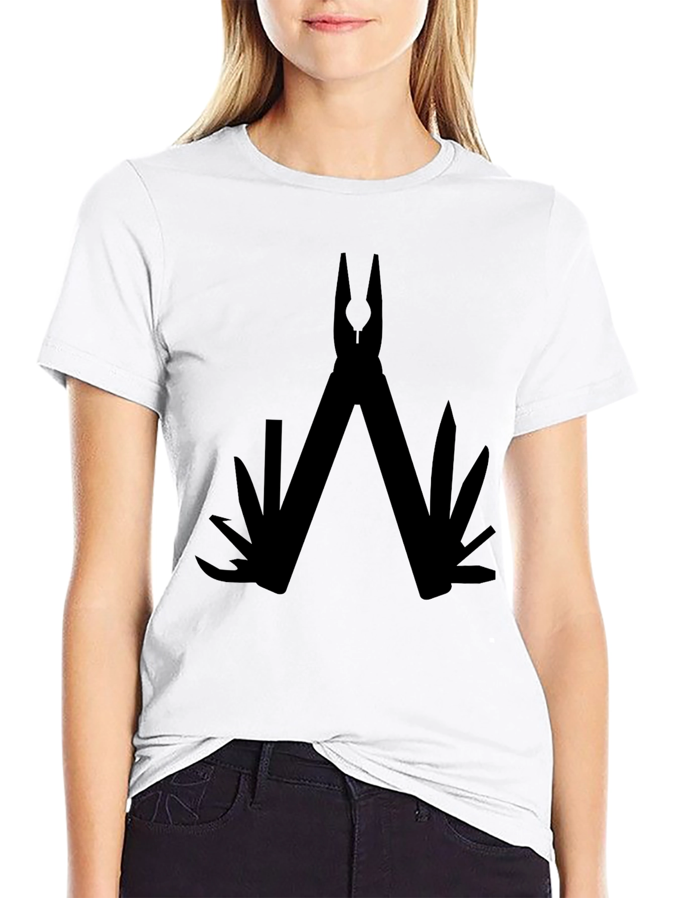 Multi-Tool Graphic Black T-Shirt