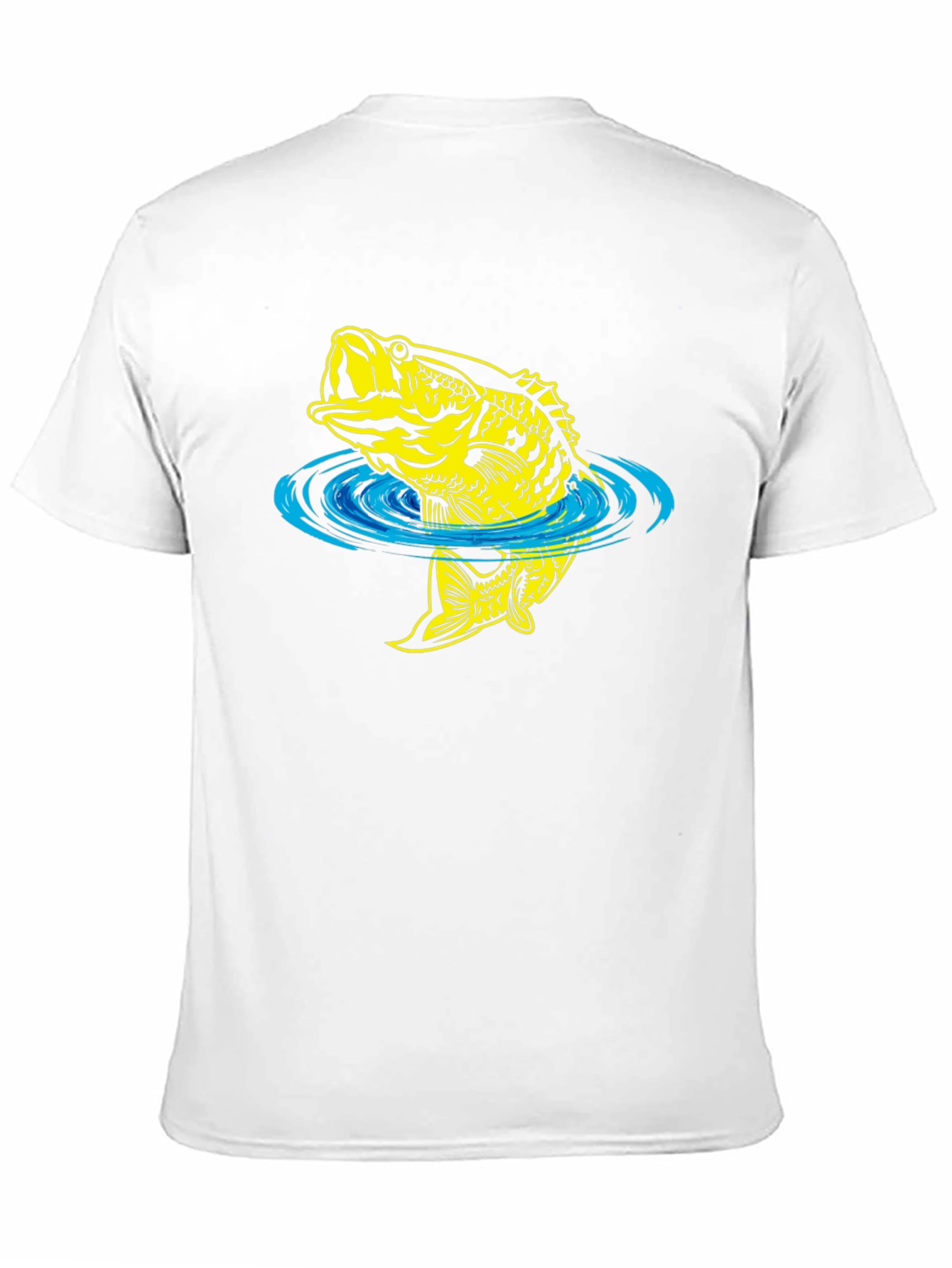 Bass Fish Graphic Tee - Fishing T-Shirt