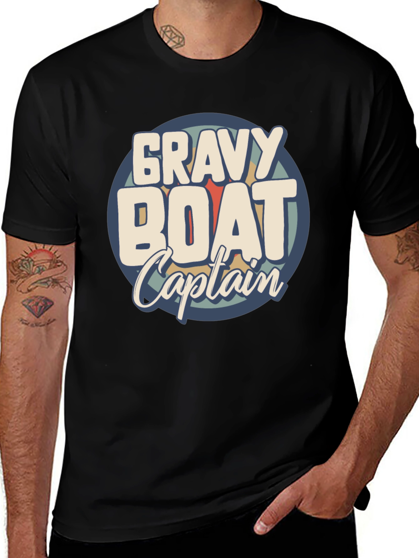Gravy Boat Captain Funny T-Shirt