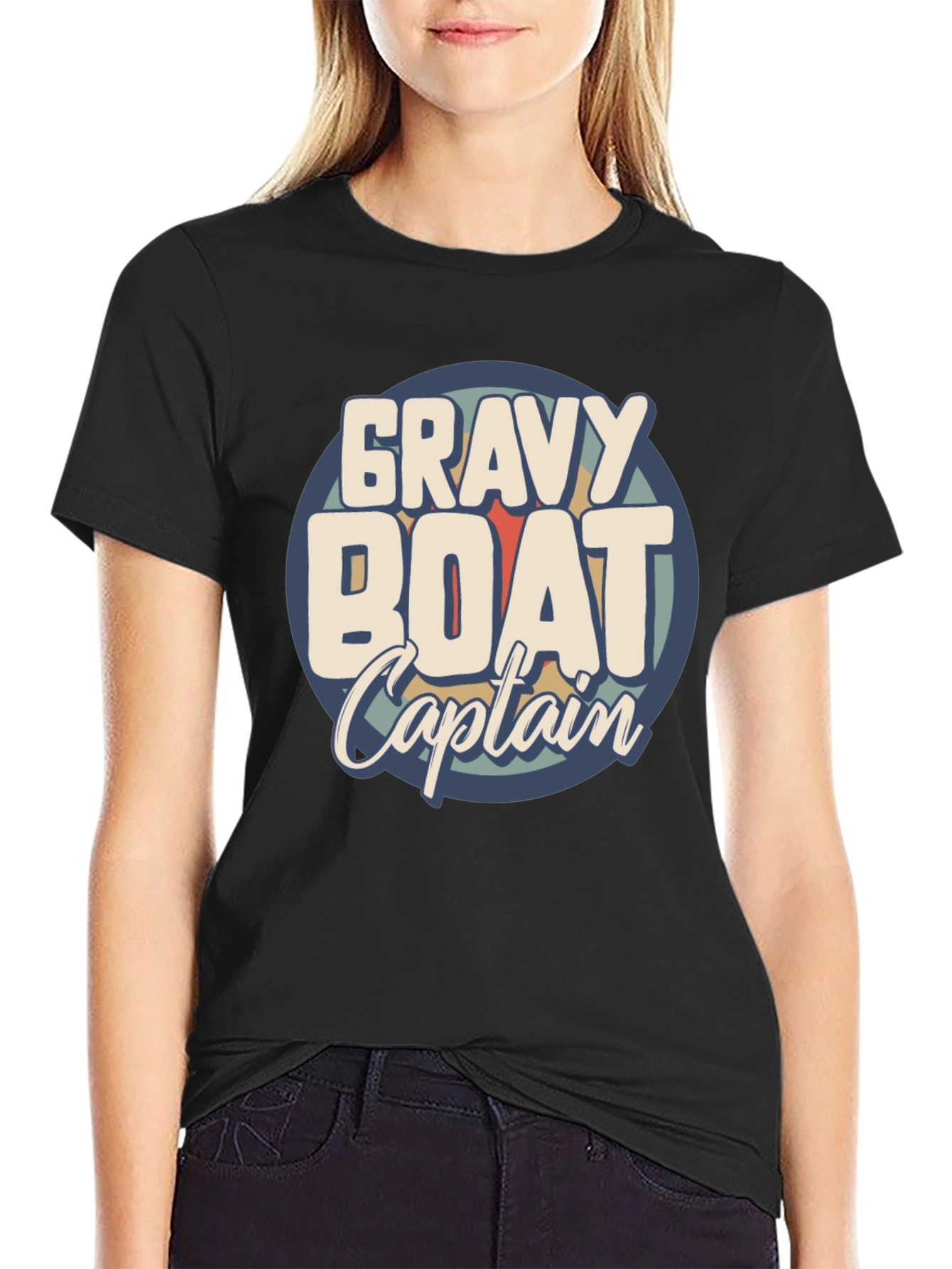 Gravy Boat Captain Funny T-Shirt