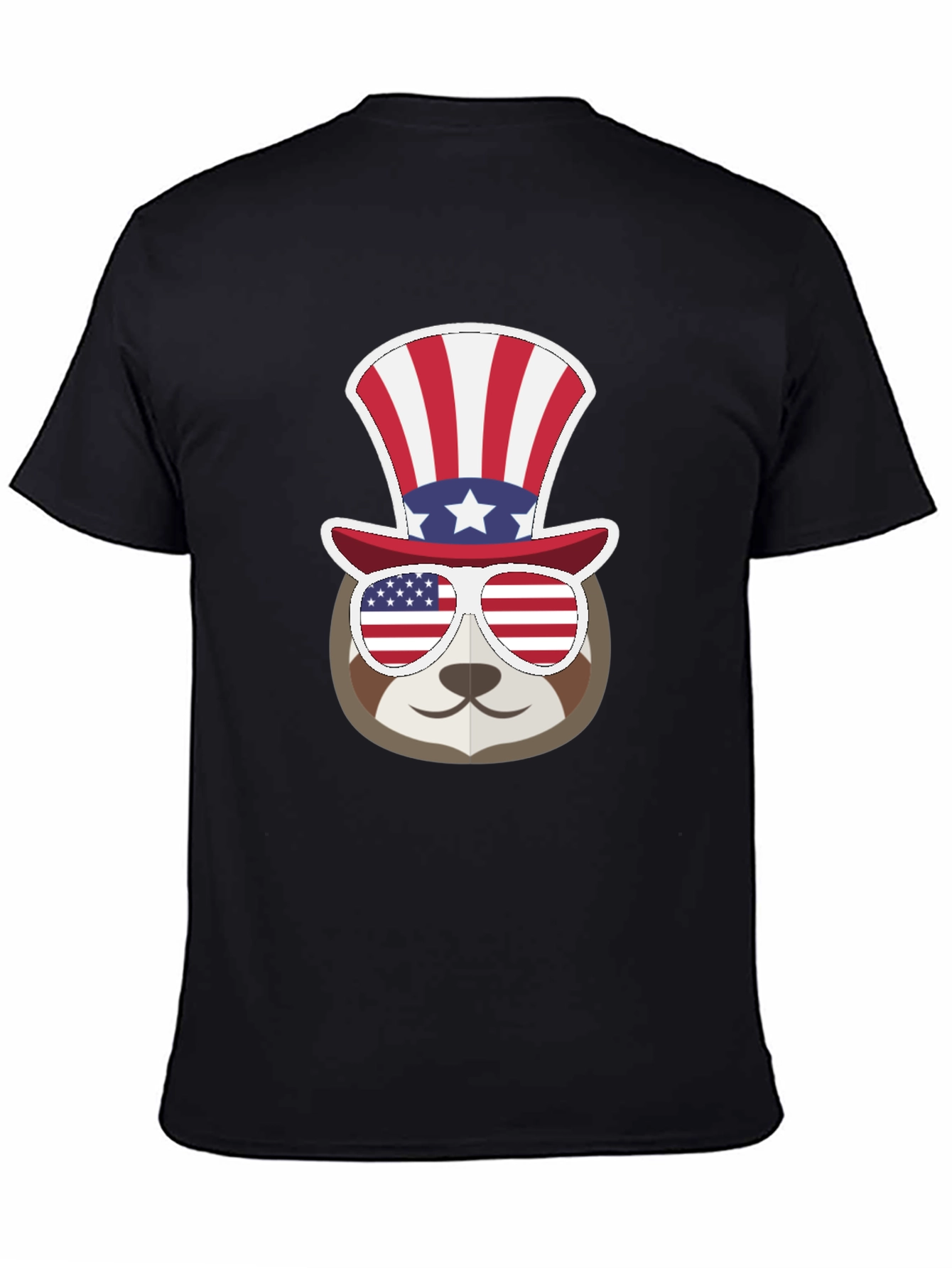 Patriotic Sloth T-Shirt - USA Pride