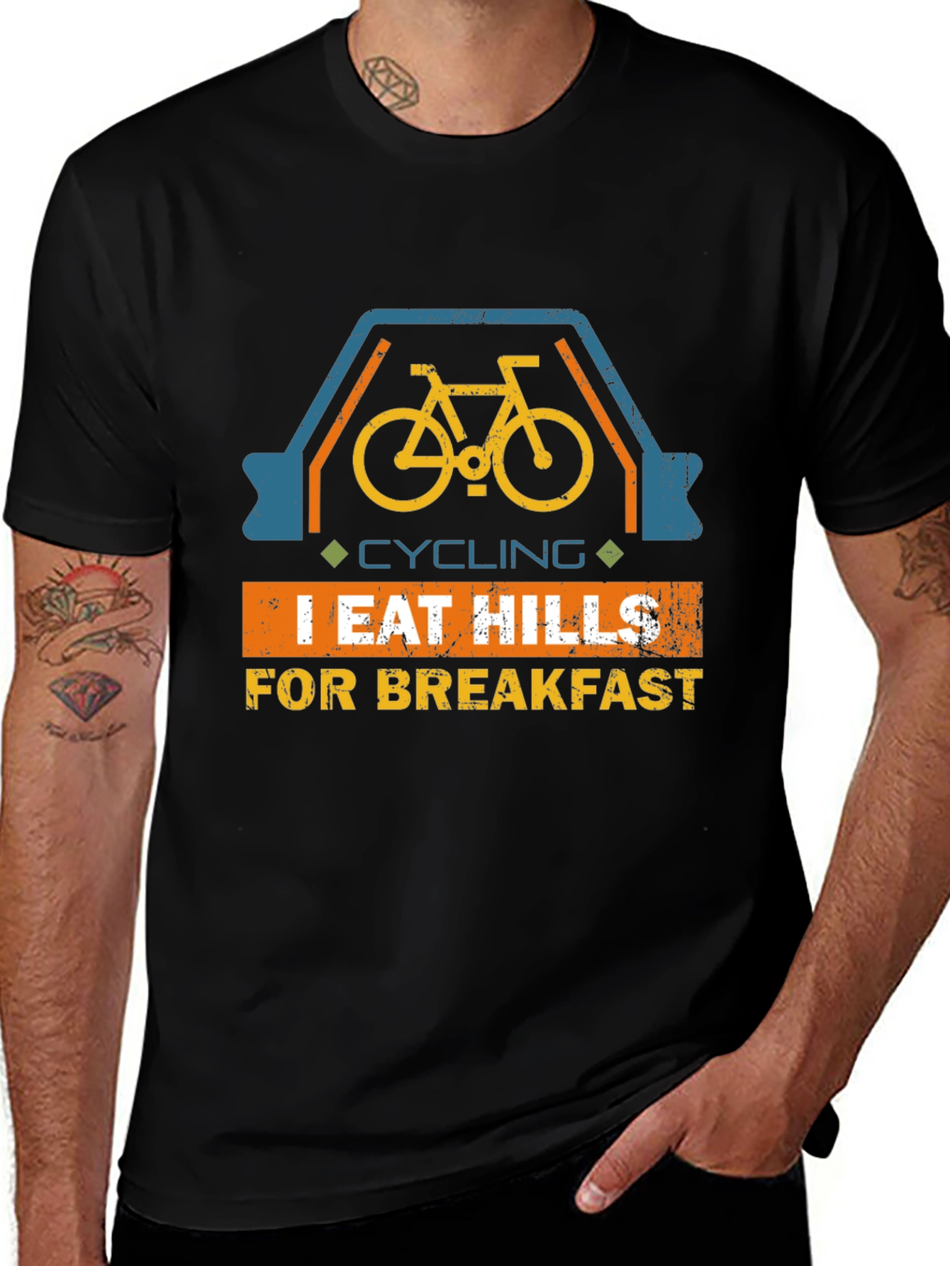 Cycling I Eat Hills T-Shirt
