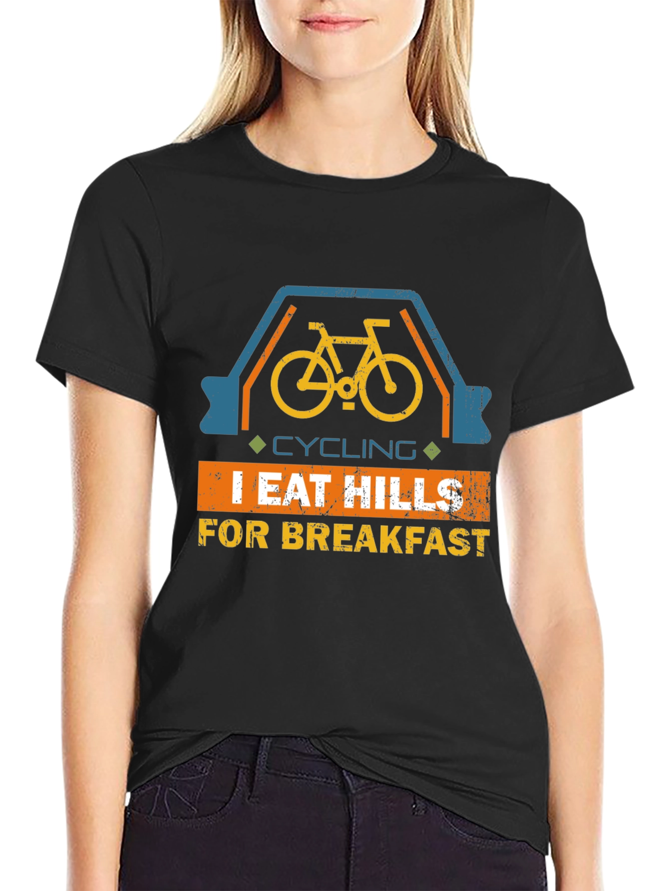 Cycling I Eat Hills T-Shirt