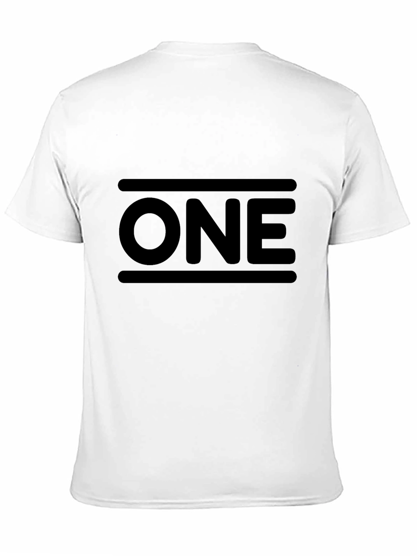 Simple Black ONE Graphic Tee