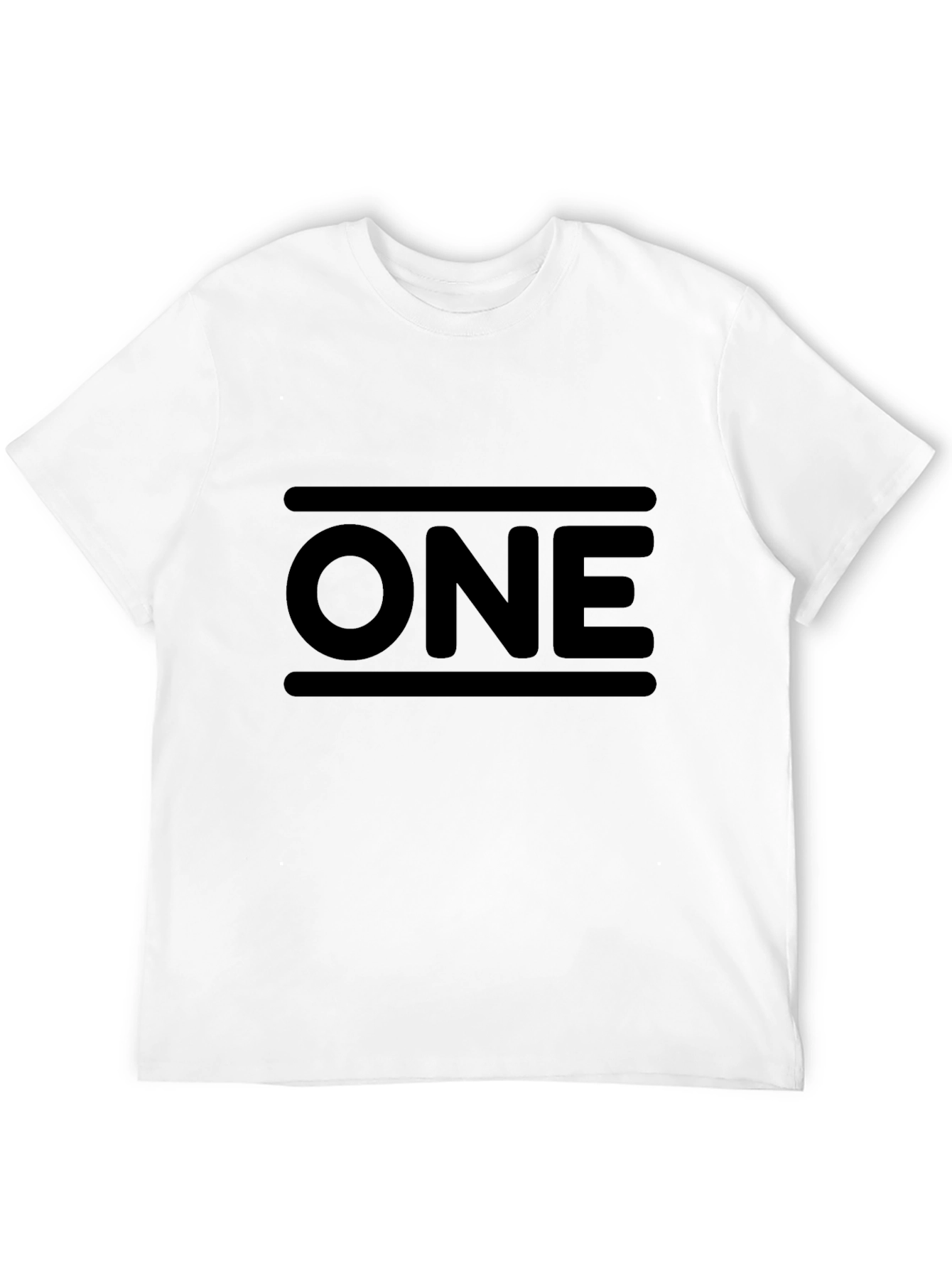 Simple Black ONE Graphic Tee