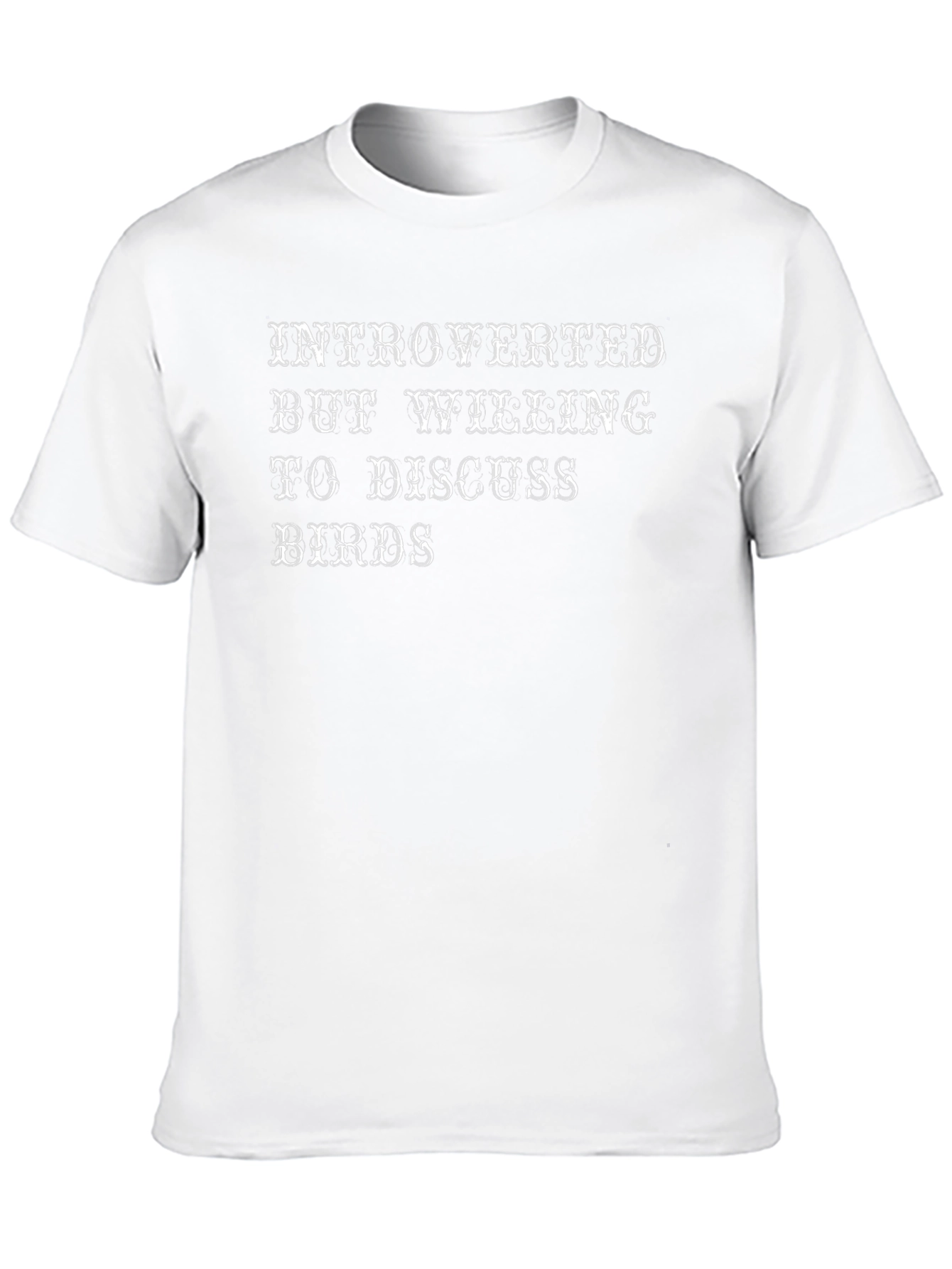 Introverted Bird Lover T-Shirt - Black