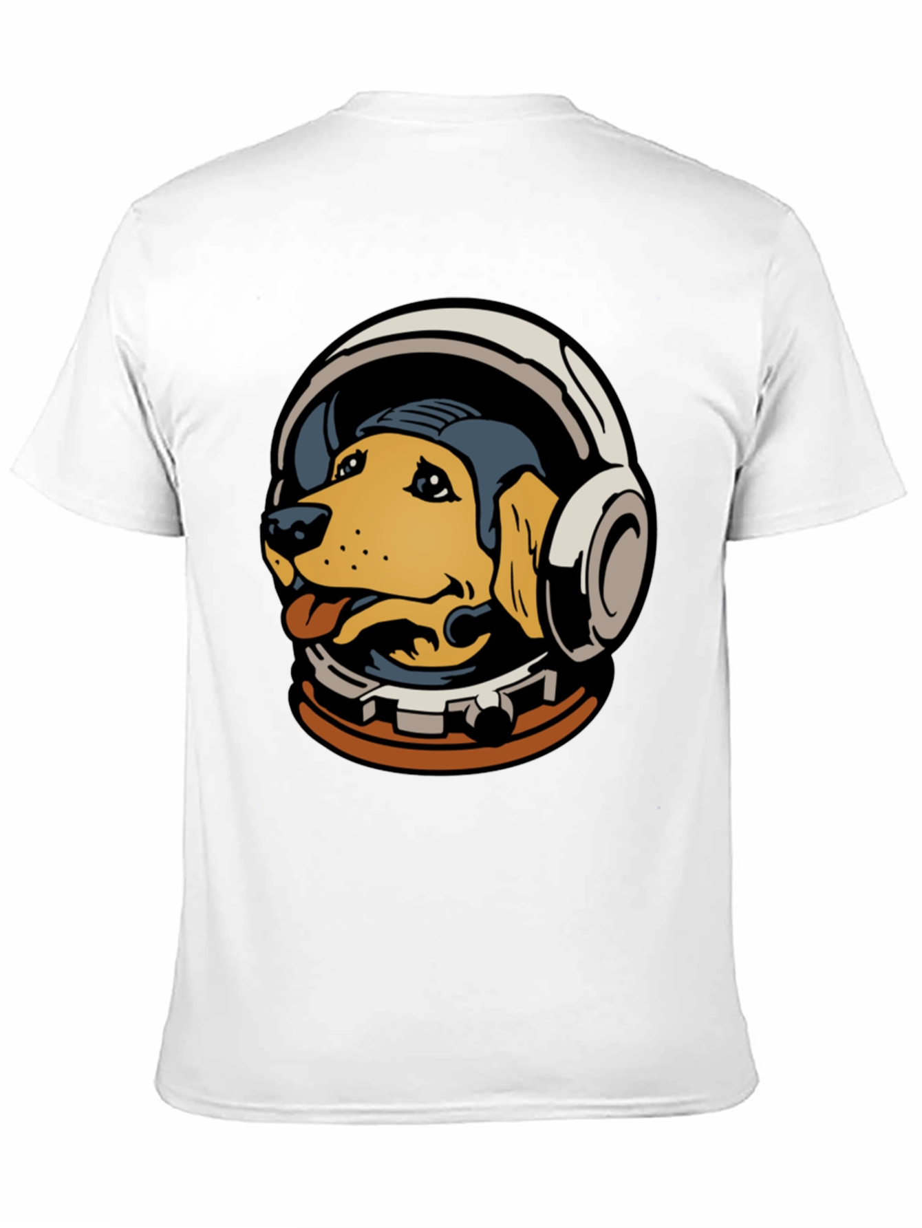 Astronaut Dog Graphic Tee - Black
