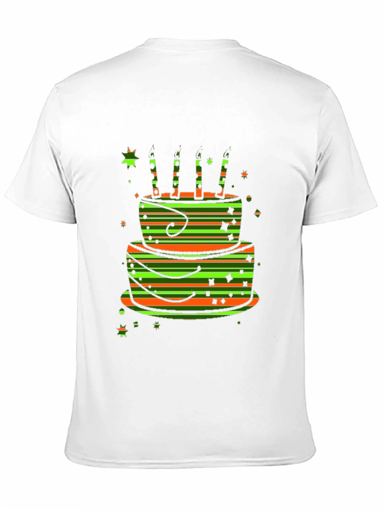 Birthday Cake Graphic Tee - Fun Celebration Shirt