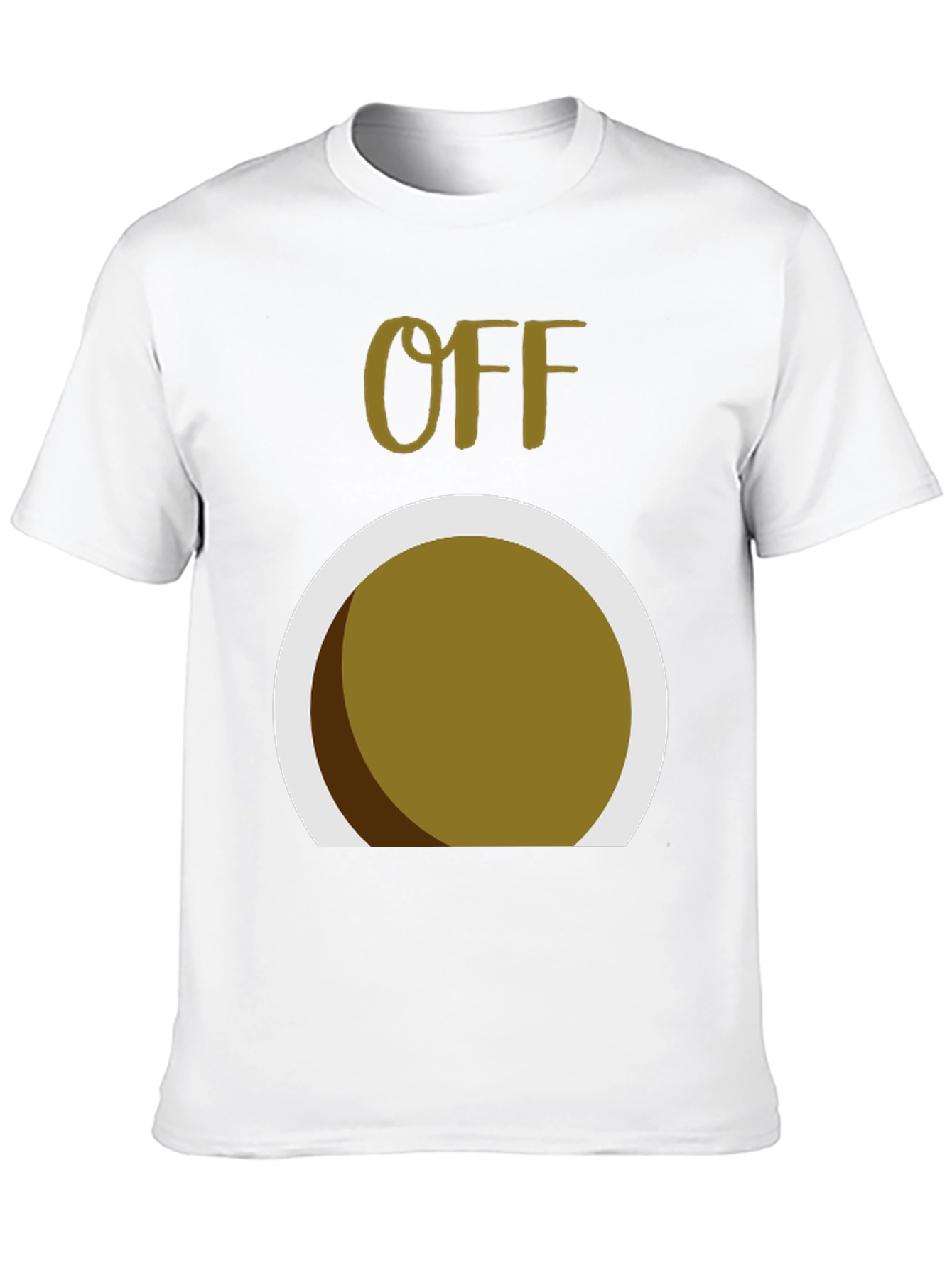 Humorous OFF Graphic Tee - Round Design