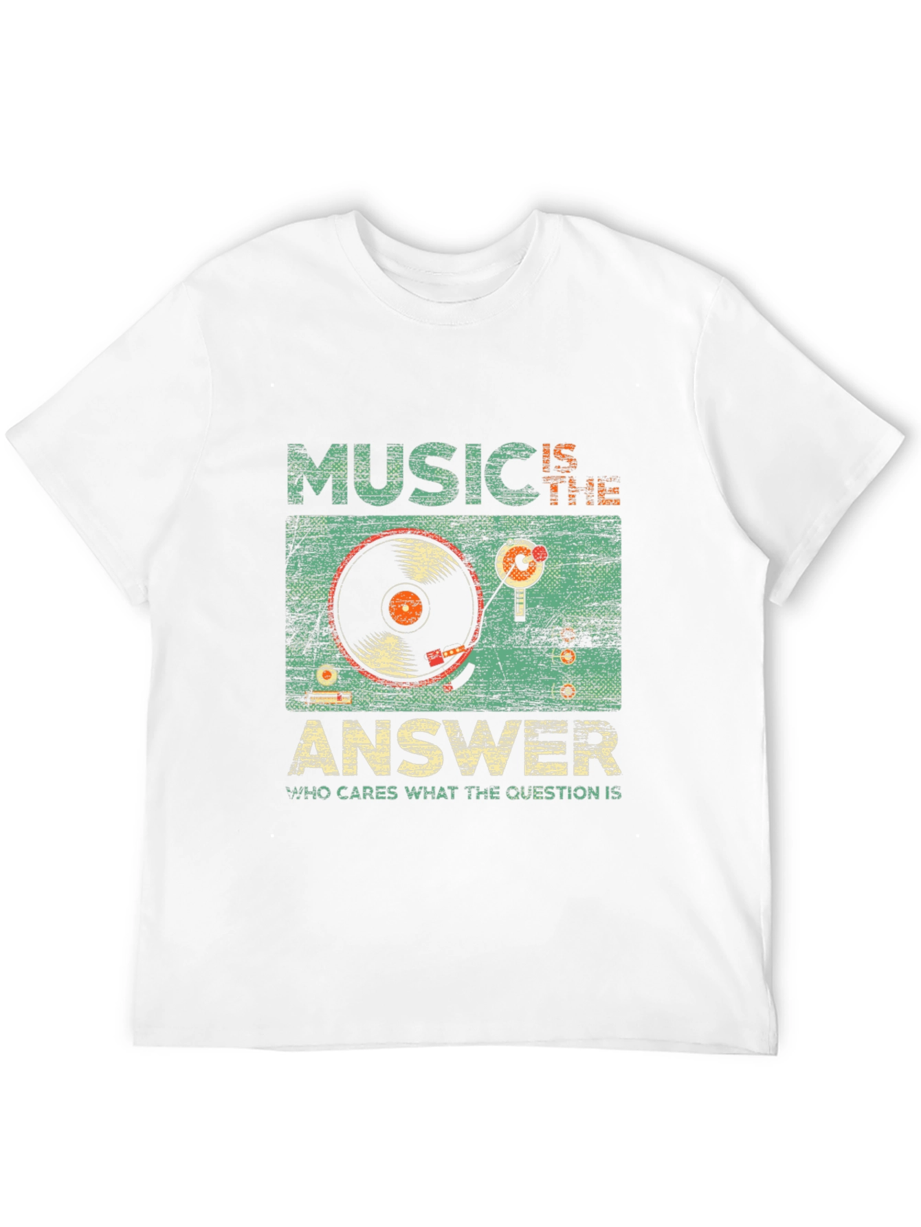 Music is the Answer Retro Graphic Tee